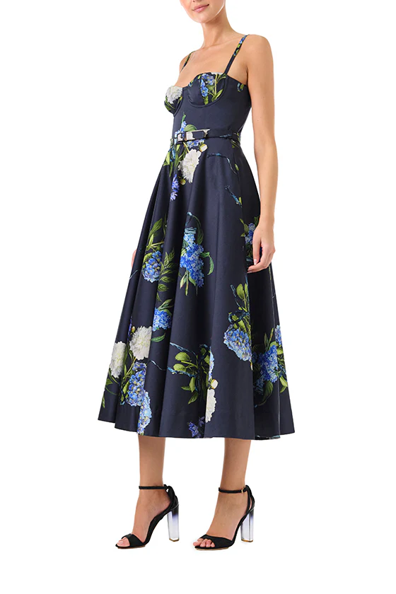 Corseted Floral Dress - Image 3