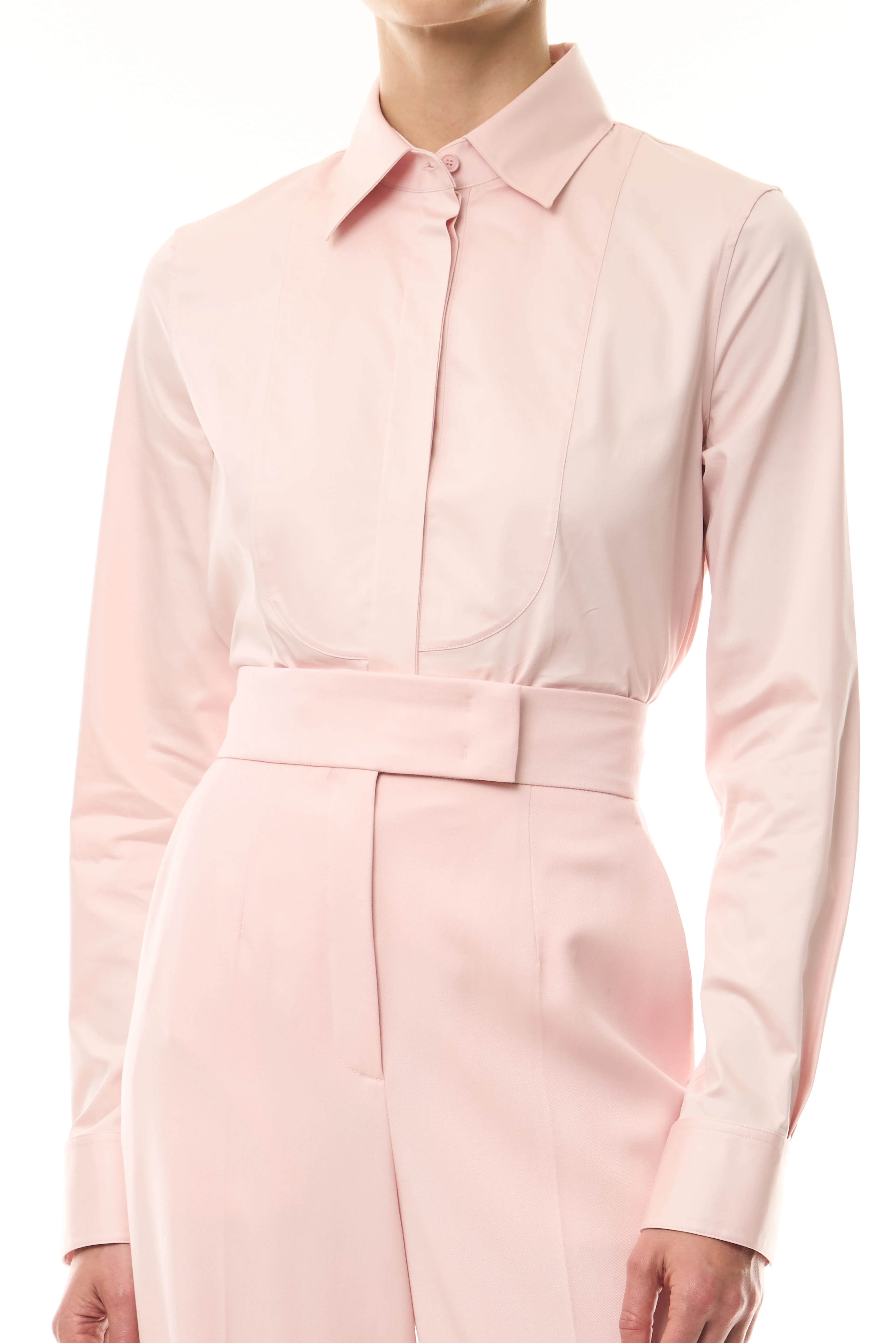 Collared Tuxedo Shirt