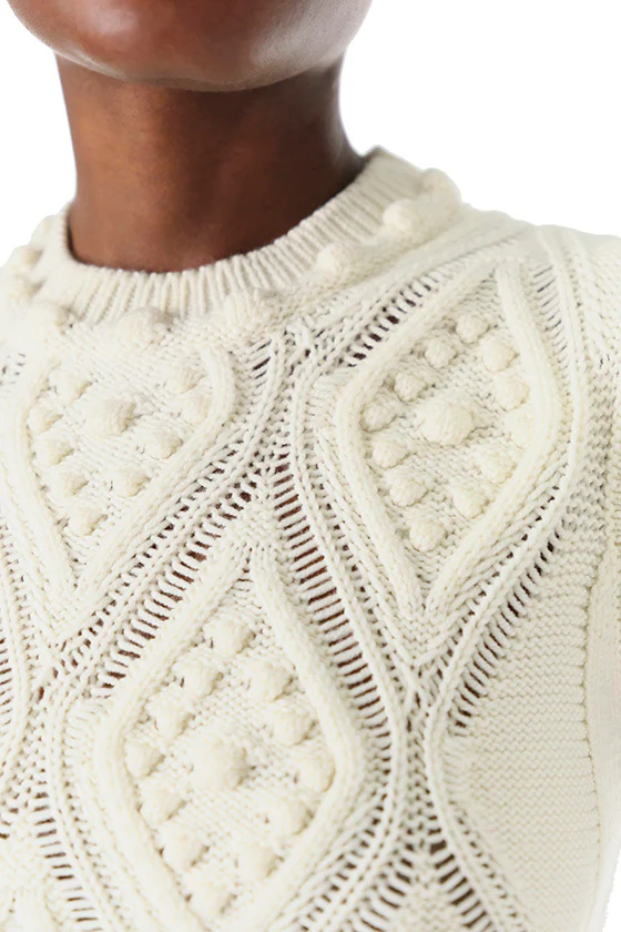 Cable Knit Crop Tank - Image 3