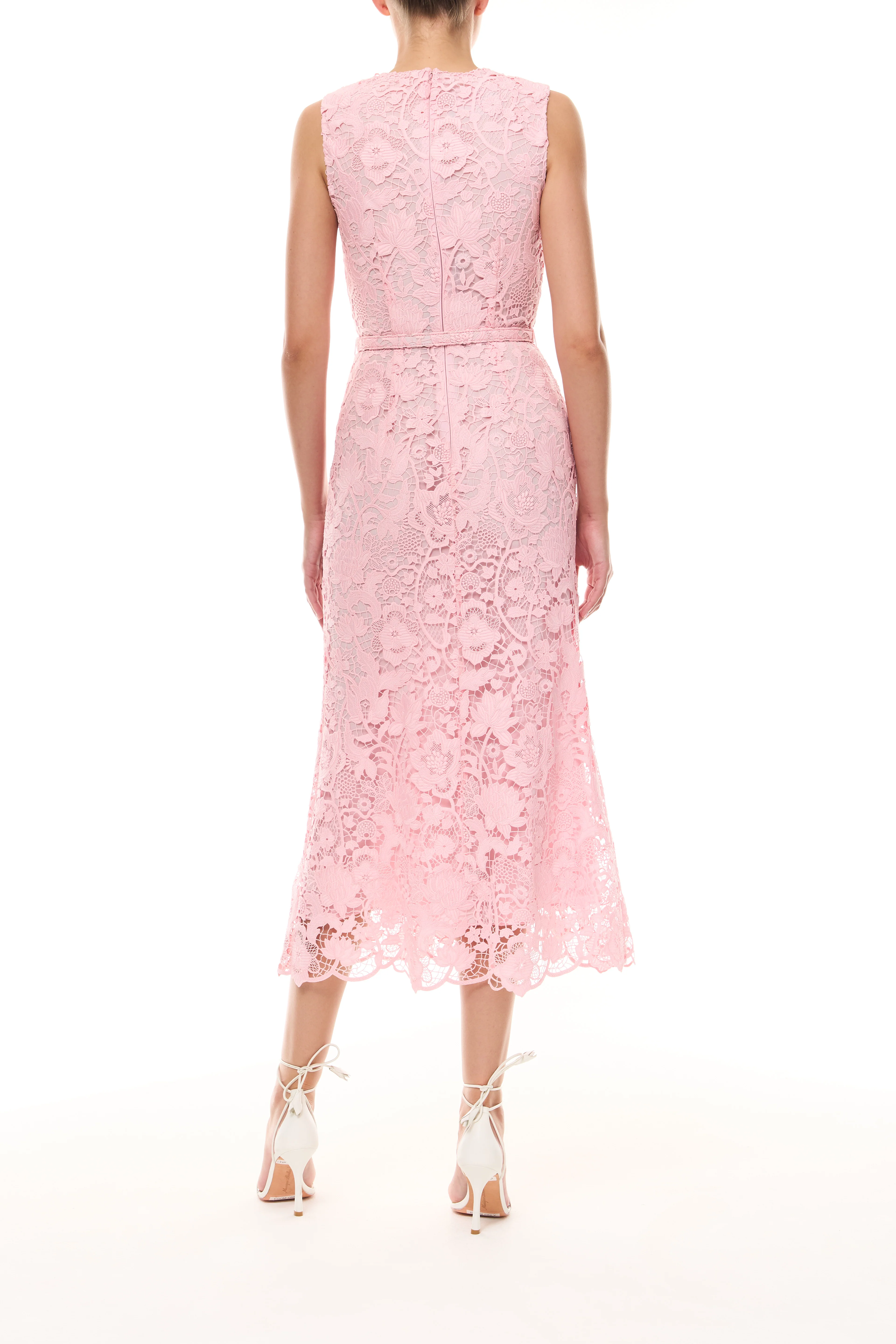 Carnation Lace Midi Dress - Image 6