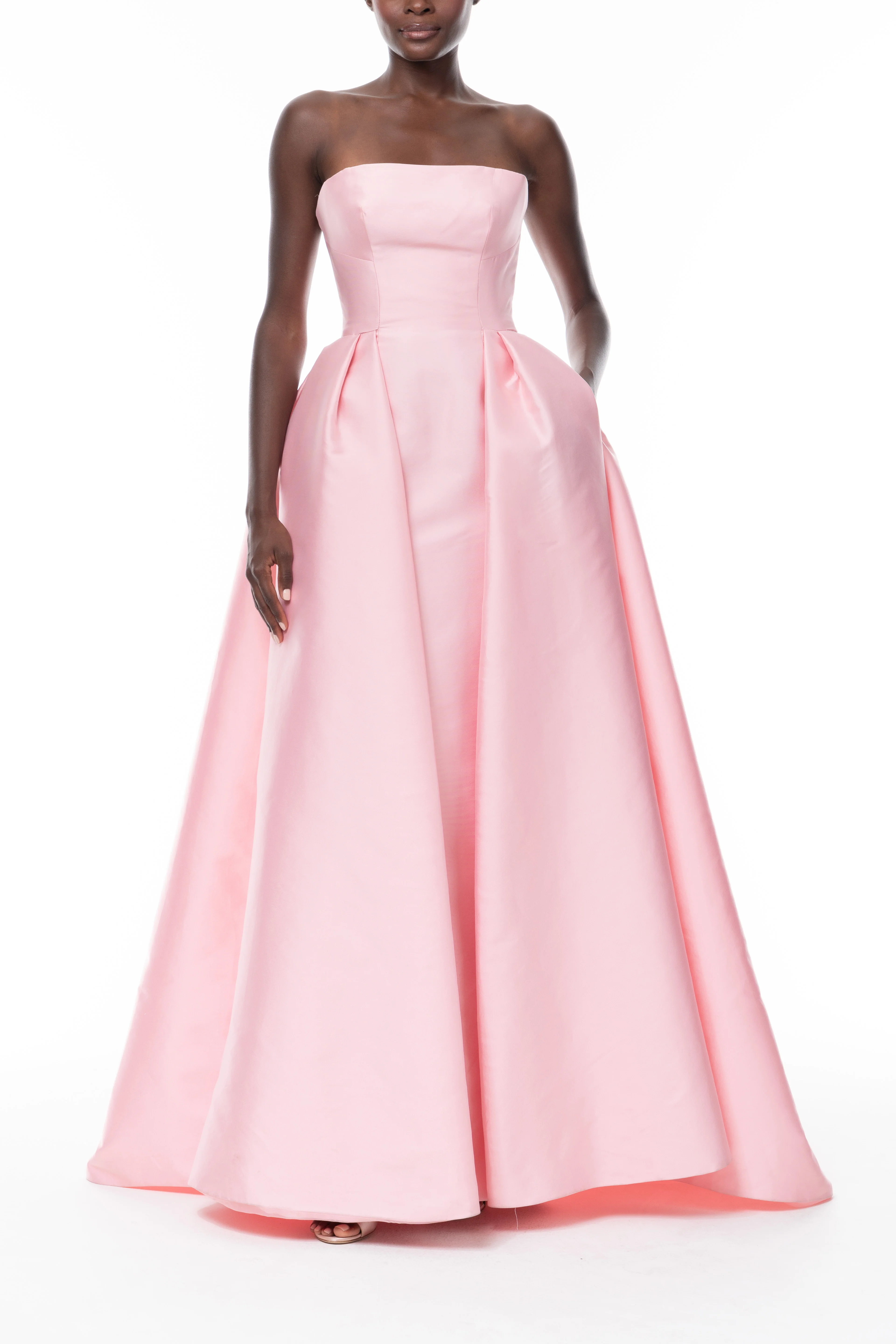 Carnation Strapless Ball Gown