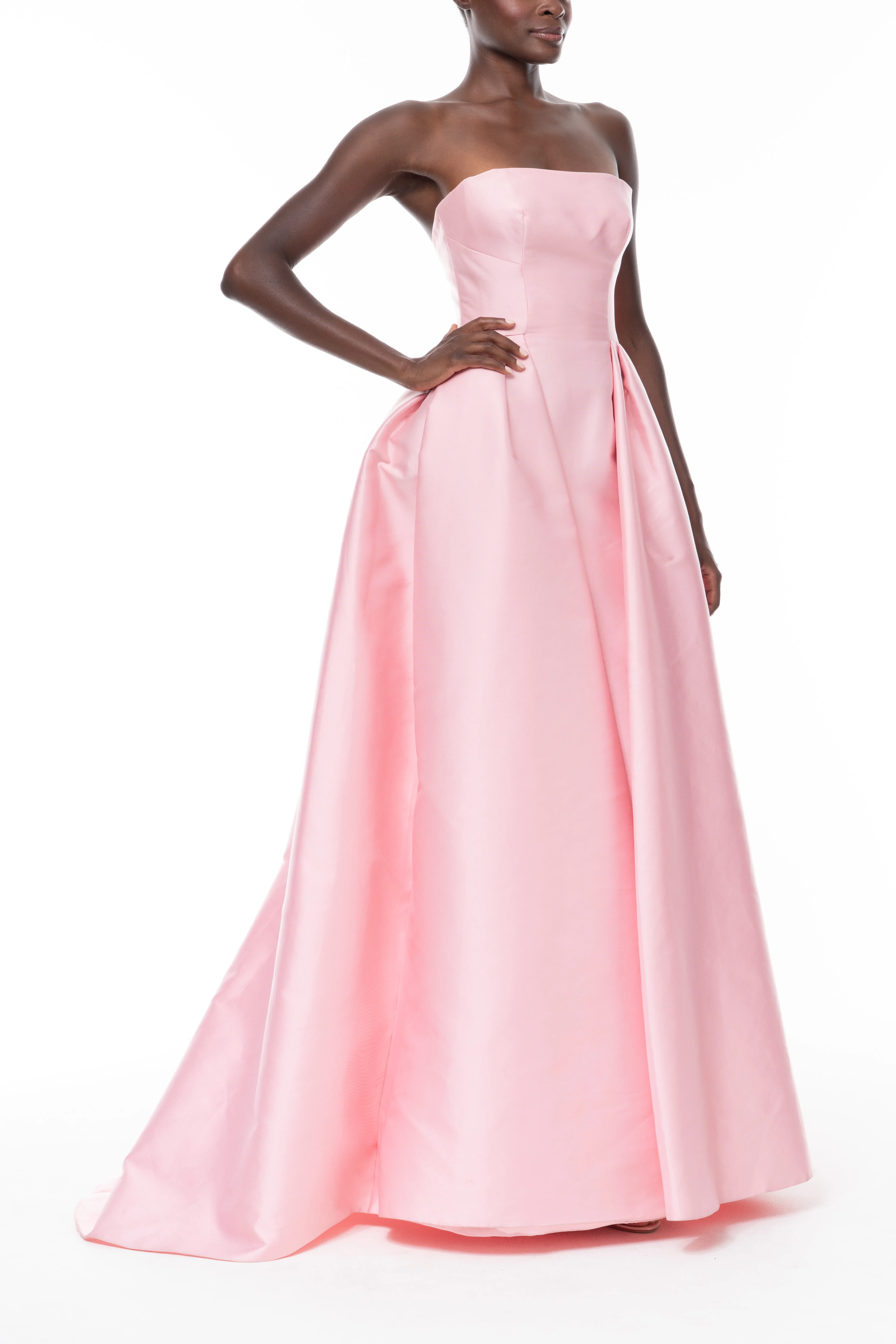 Carnation Strapless Ball Gown - Image 4