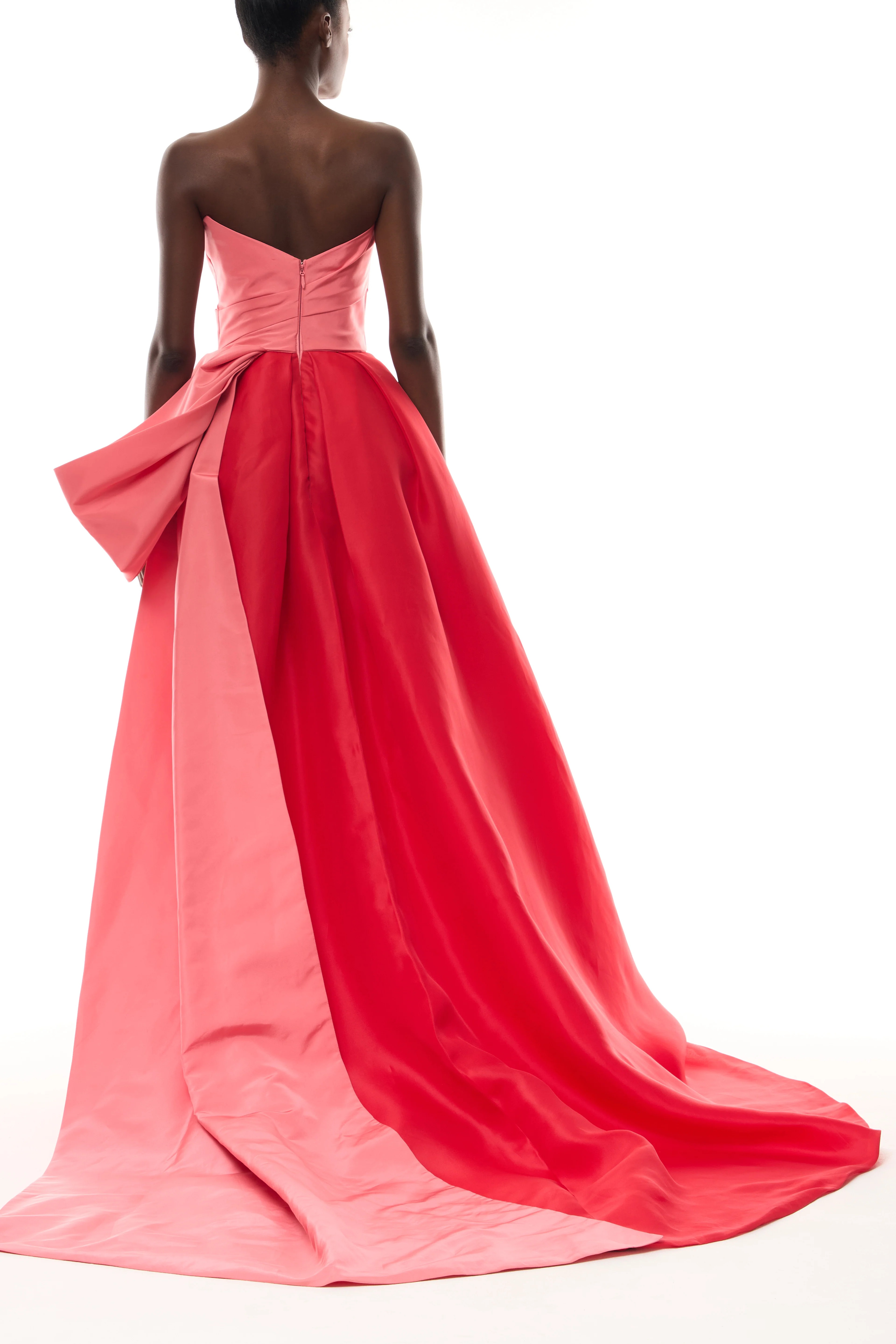 Draped Ballgown with Tufted Skirt - Image 6