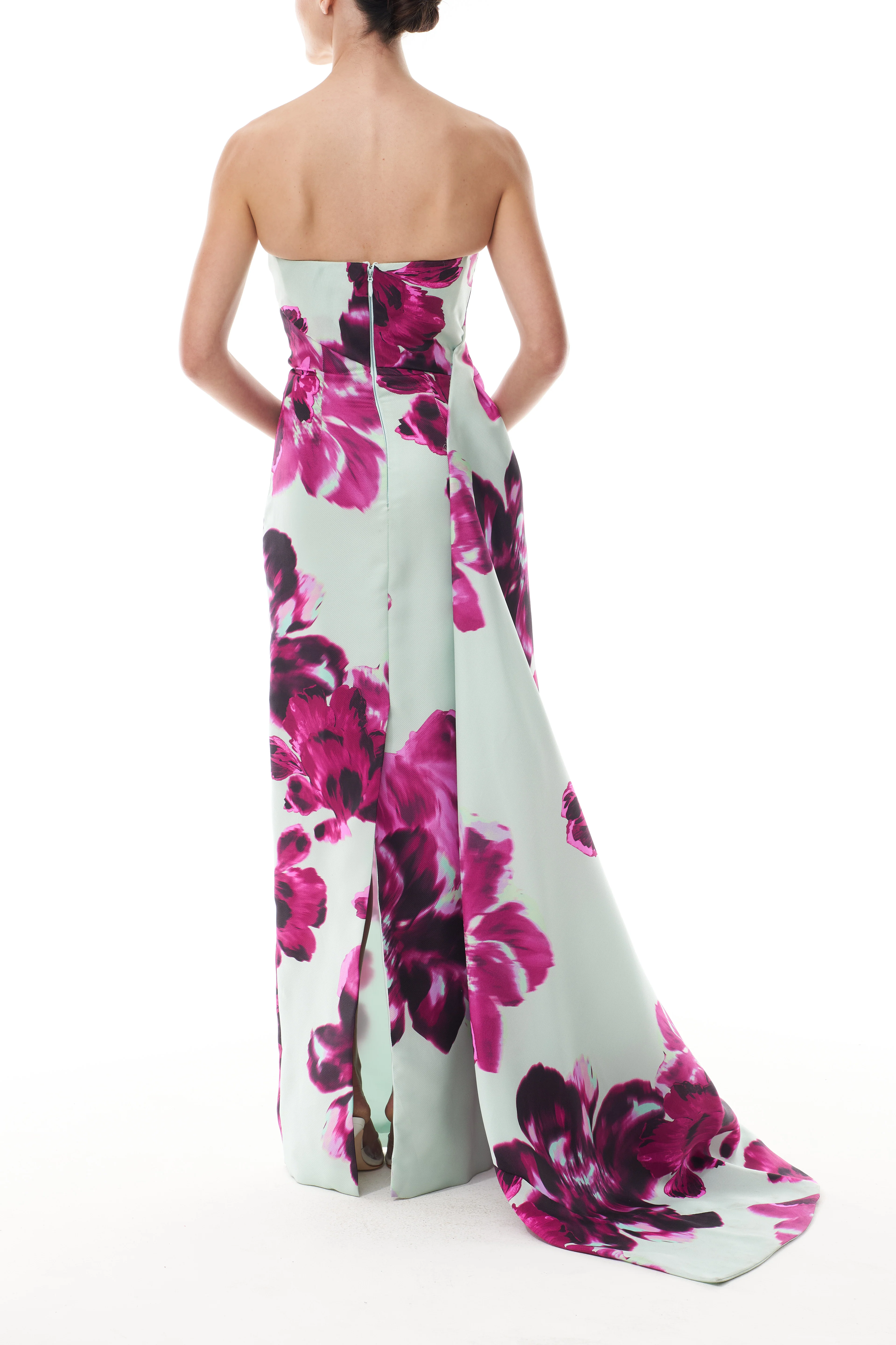 Electric Floral Column Gown - Image 5