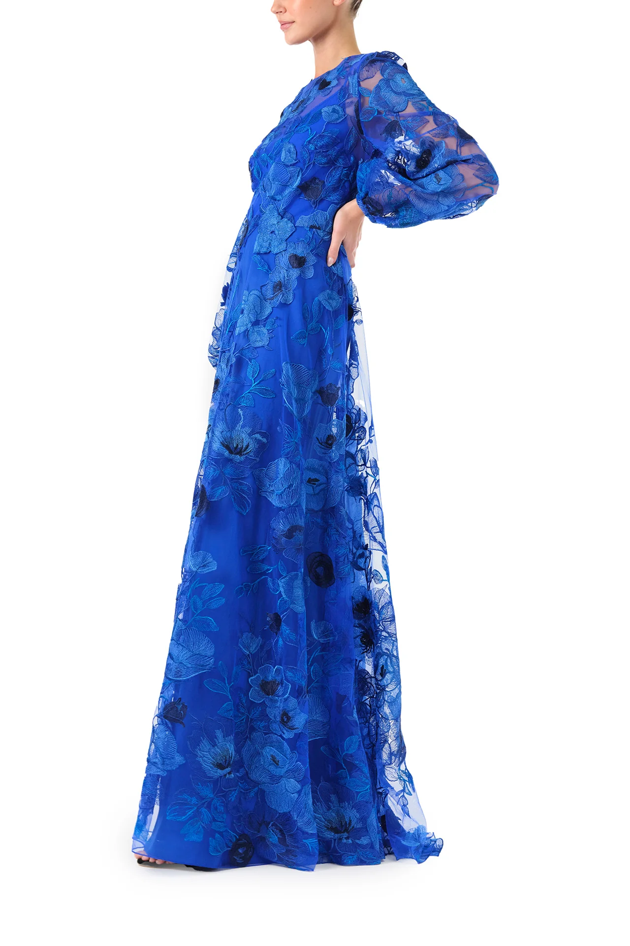 Embroidered Tulle Gown - Image 2