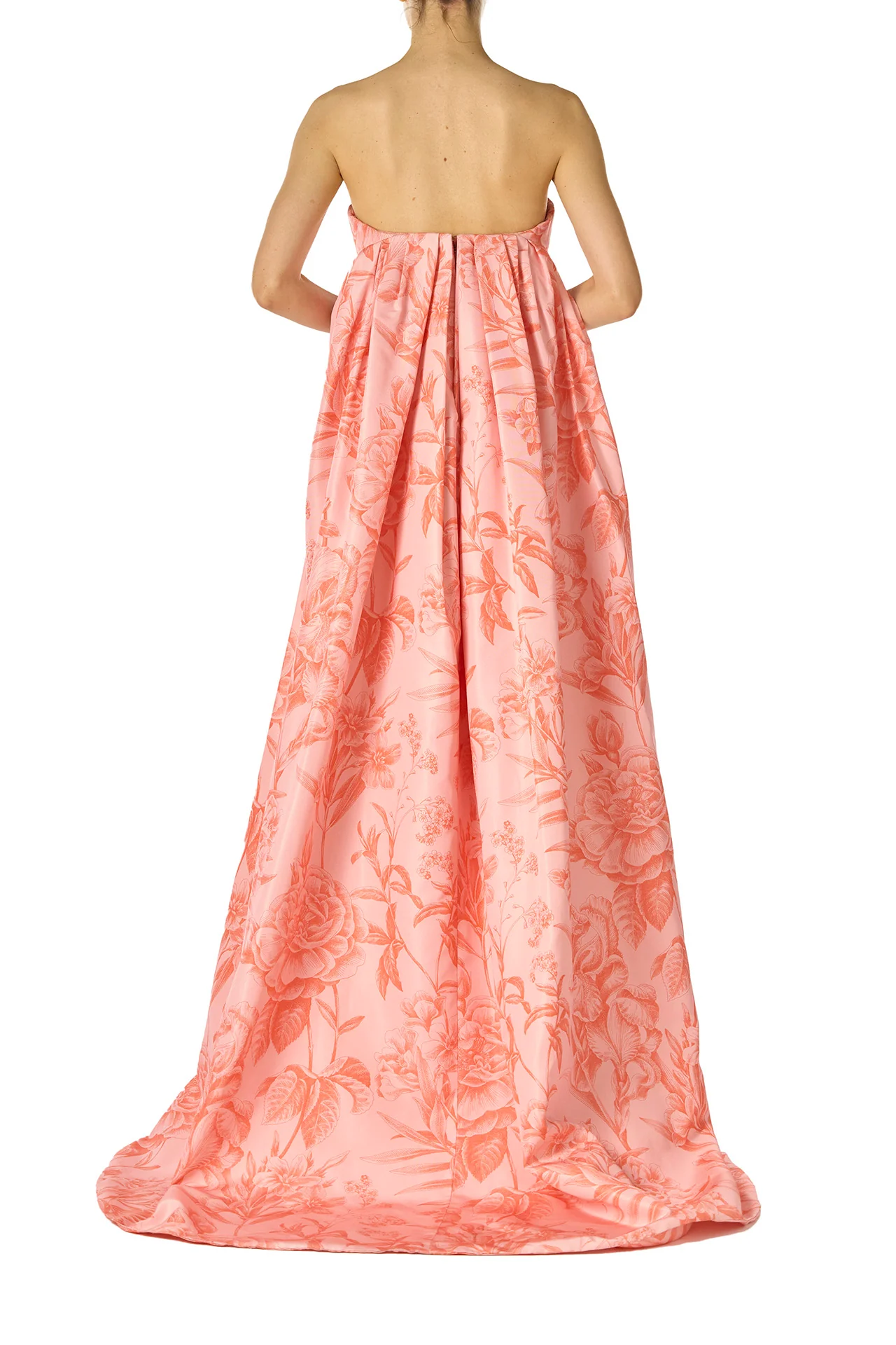 Floral Print Column Gown - Image 4