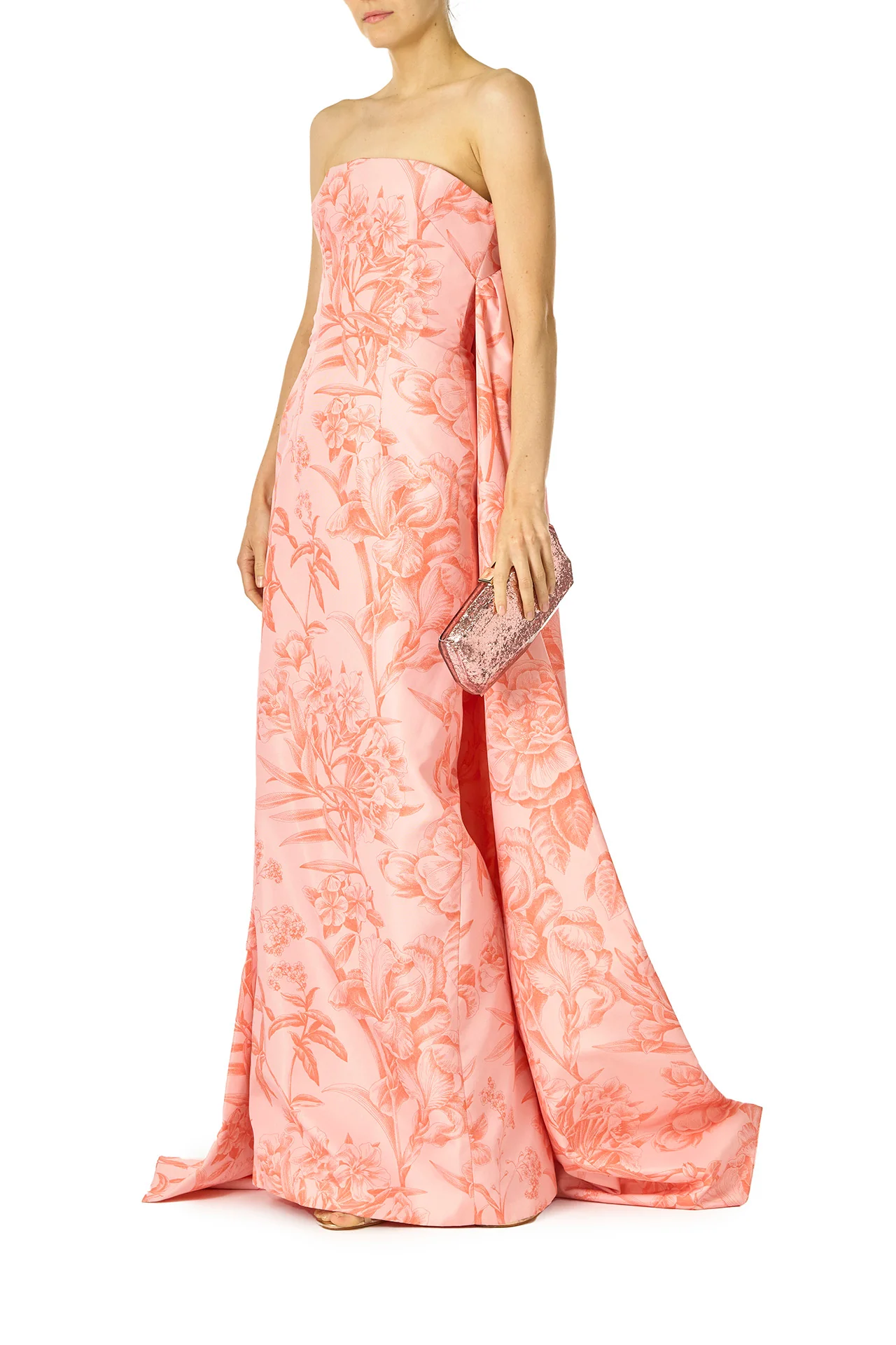 Floral Print Column Gown - Image 6