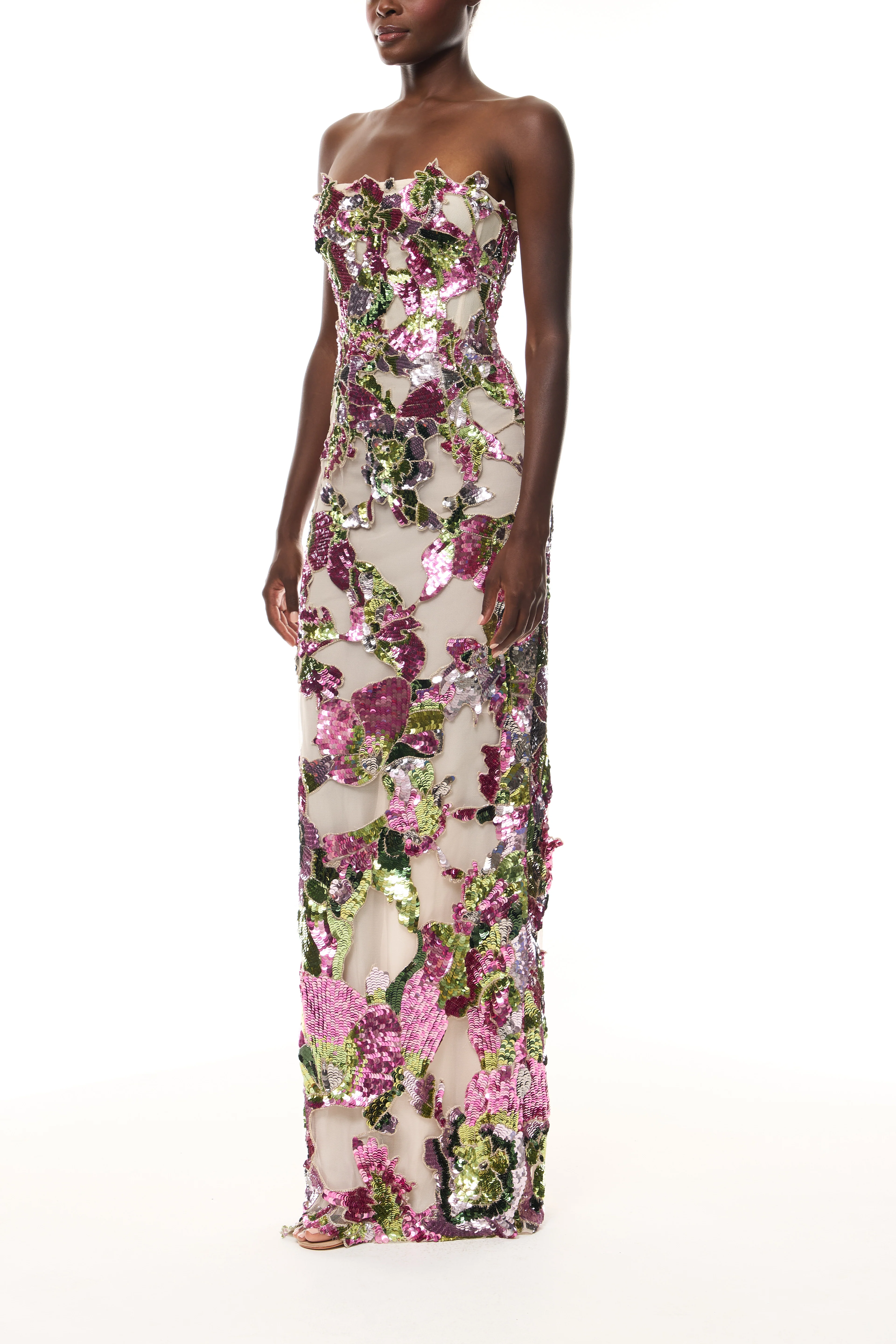 Tulip Sequin Column Gown - Image 4