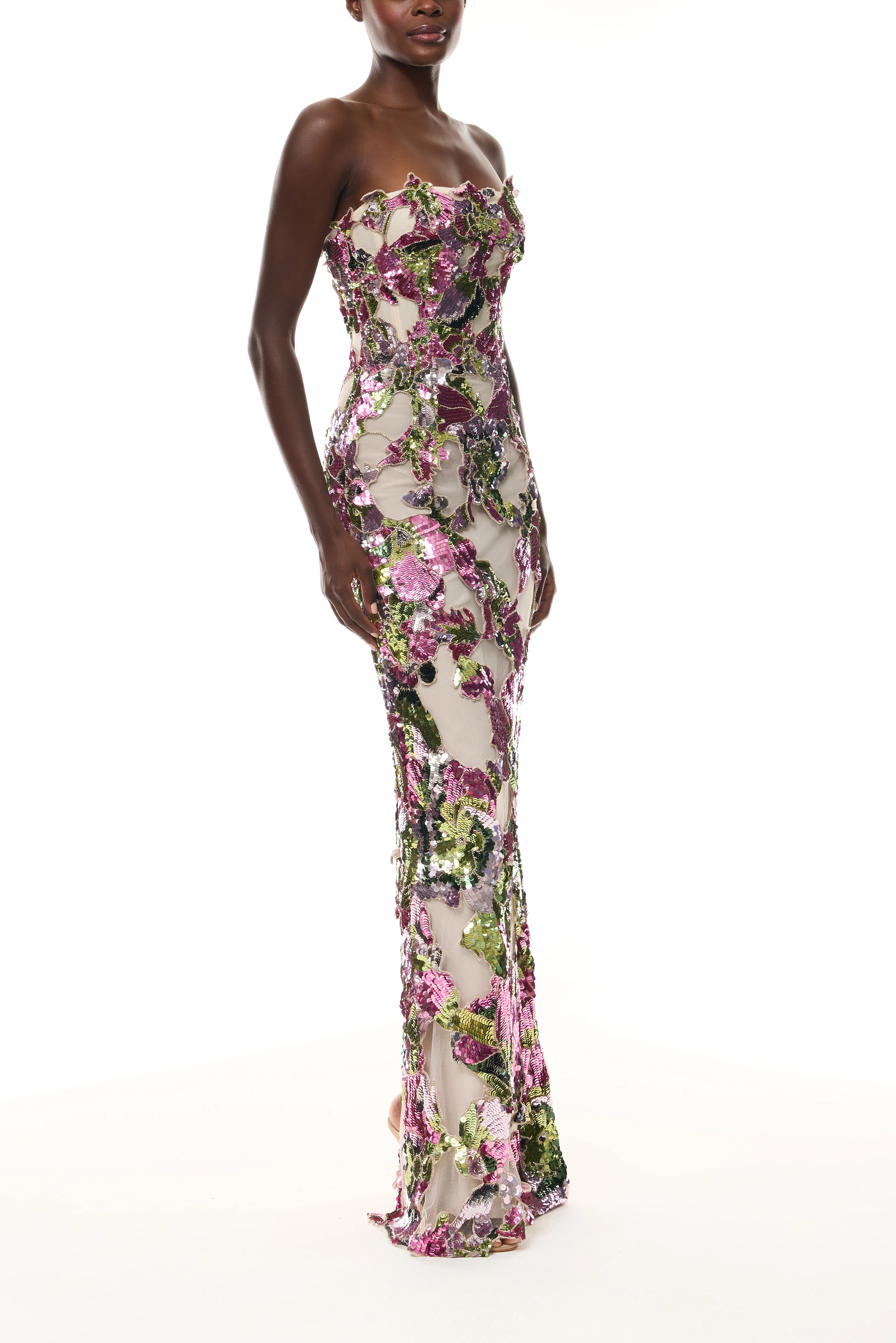 Tulip Sequin Column Gown - Image 6