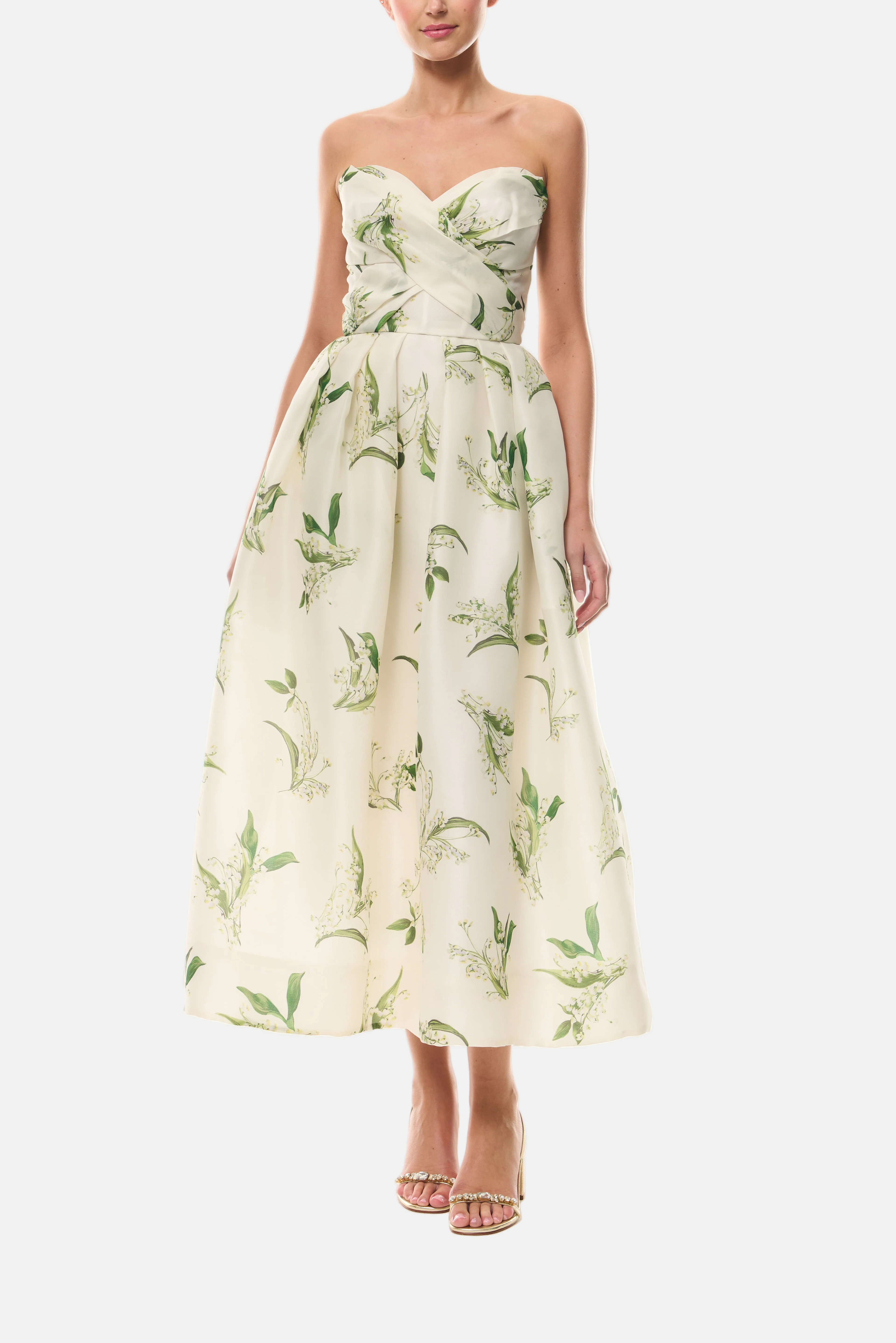 Florette Dress Silk White