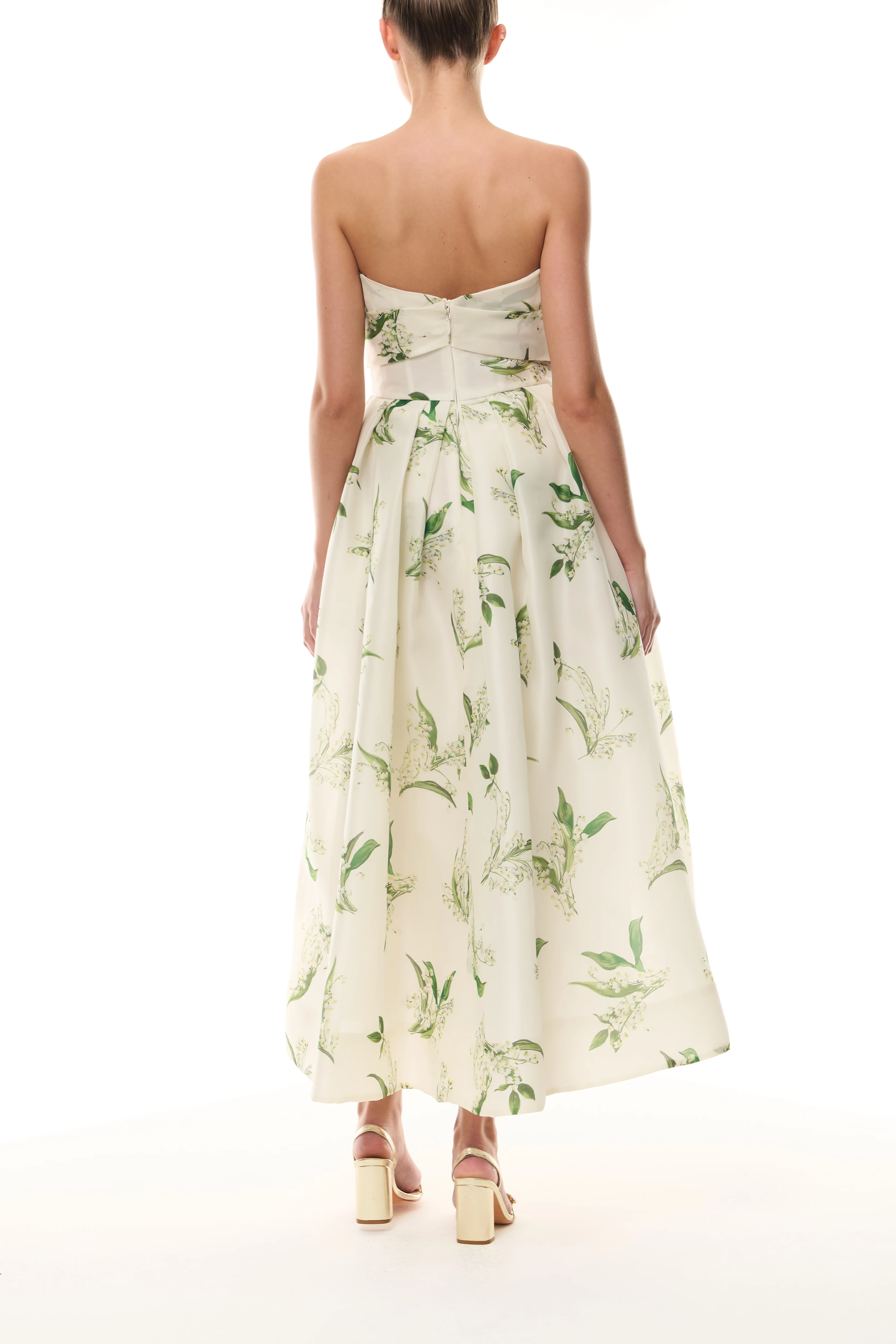 Florette Dress Silk White - Image 6