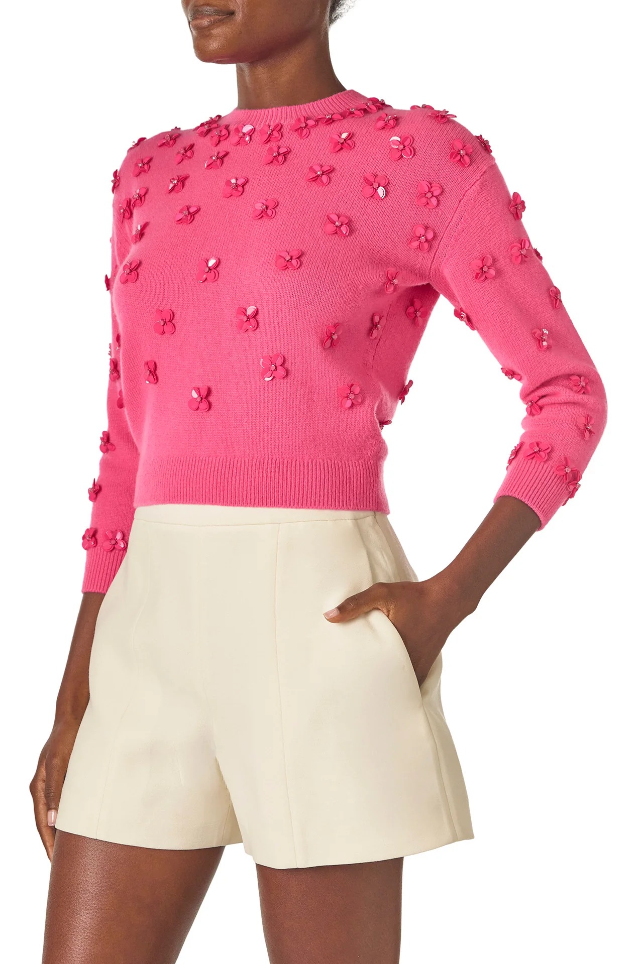 Embroidered Cashmere Sweater - Image 3