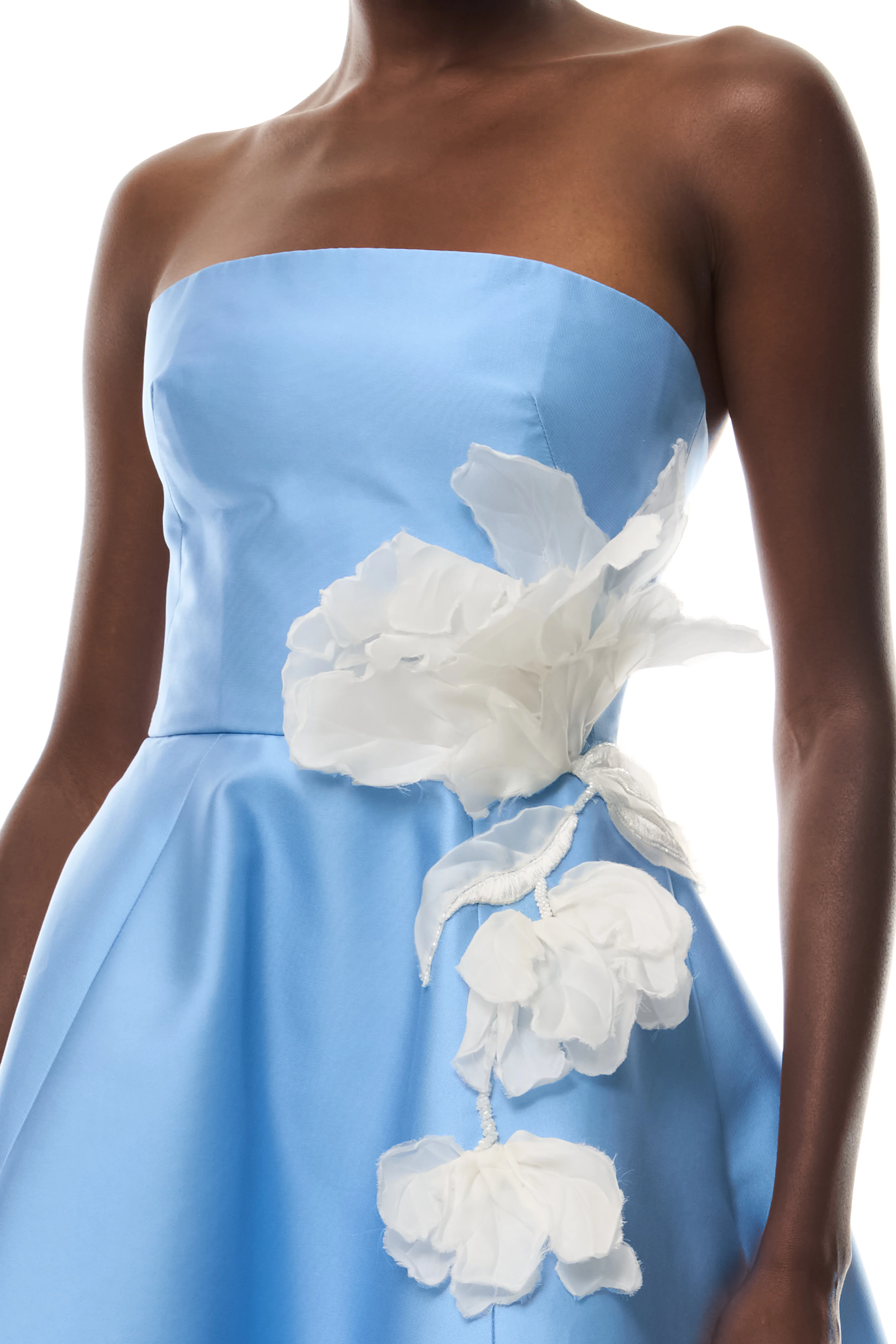 High-Low Floral Ball Gown - Image 2