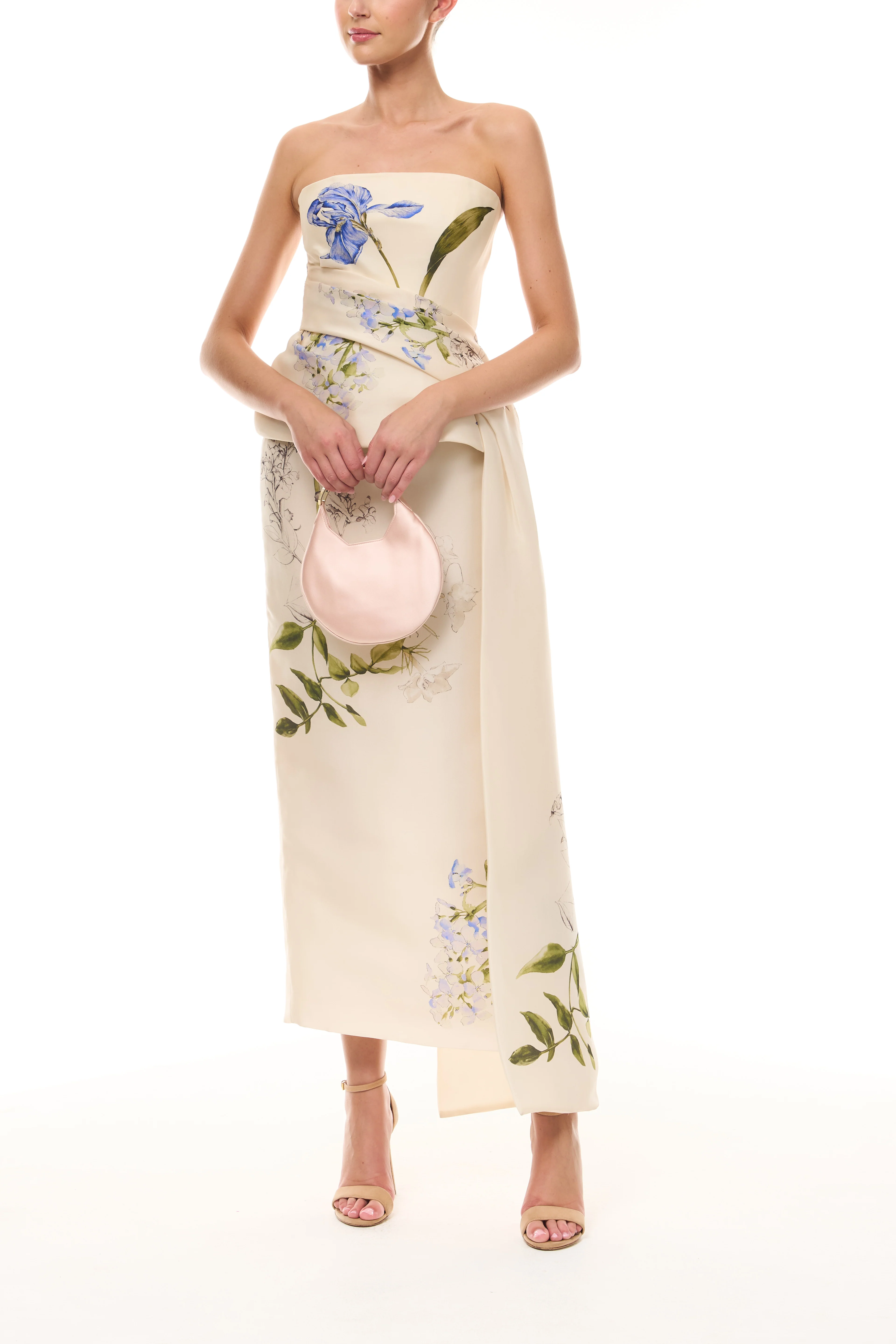 Iris Bouquet Peplum Gown - Image 5