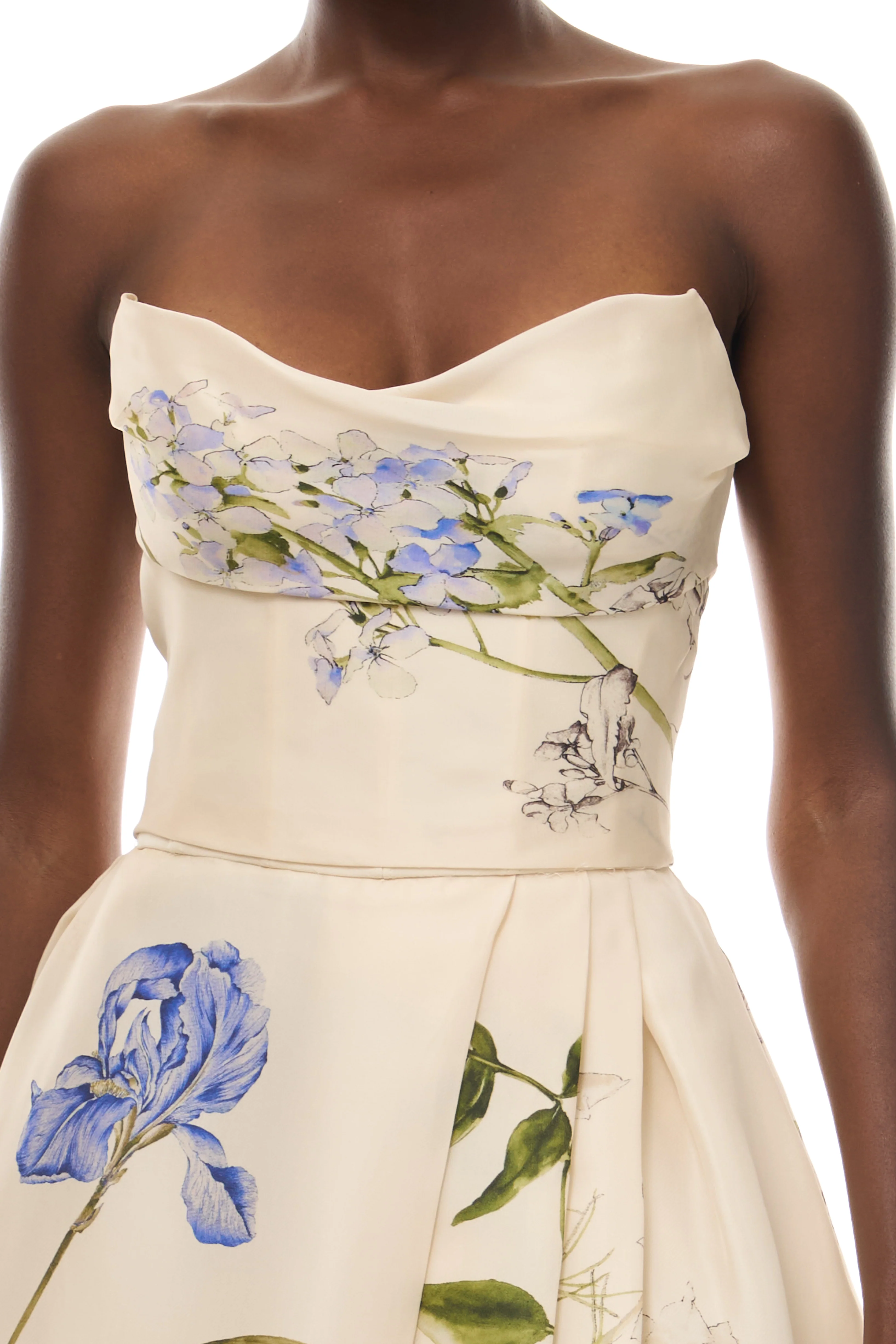 Iris Bouquet Gazar Ballgown - Image 3