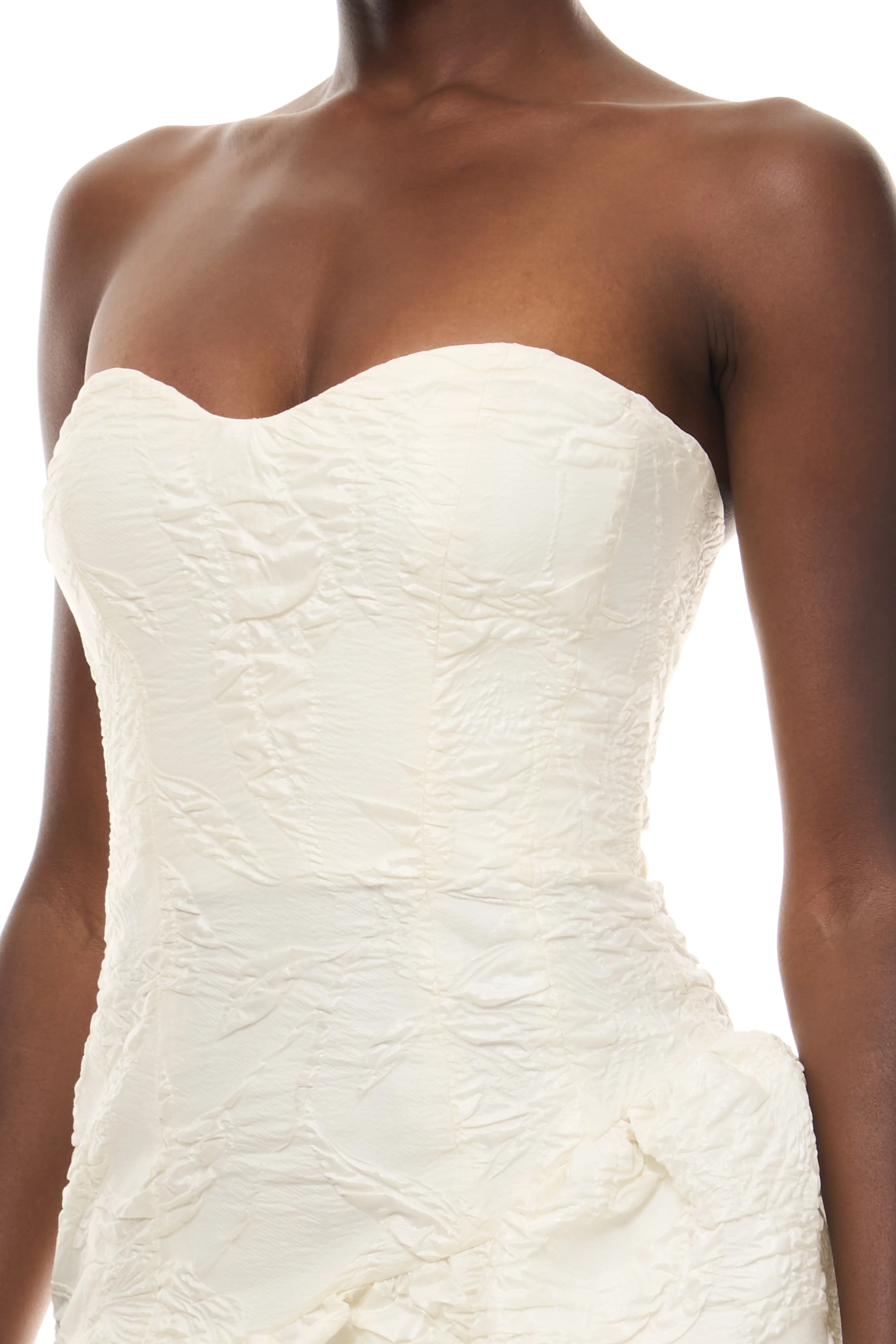Bubble Hem Mini Dress - Image 2