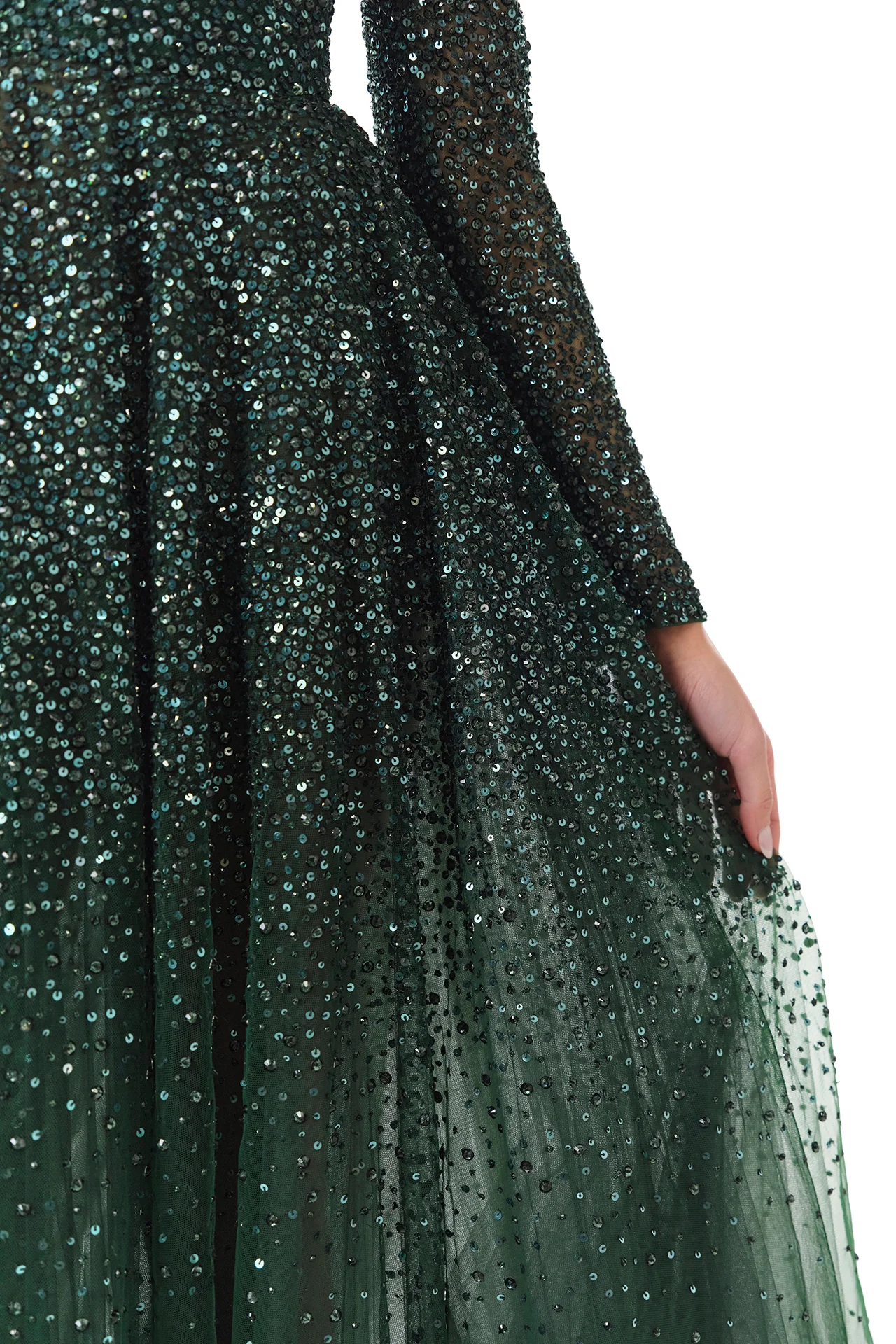 Off The Shoulder Embroidered Ball Gown - Image 5