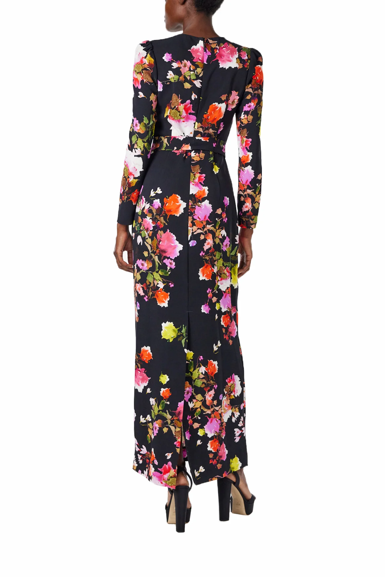 Long Sleeve Floral Dress - Image 4