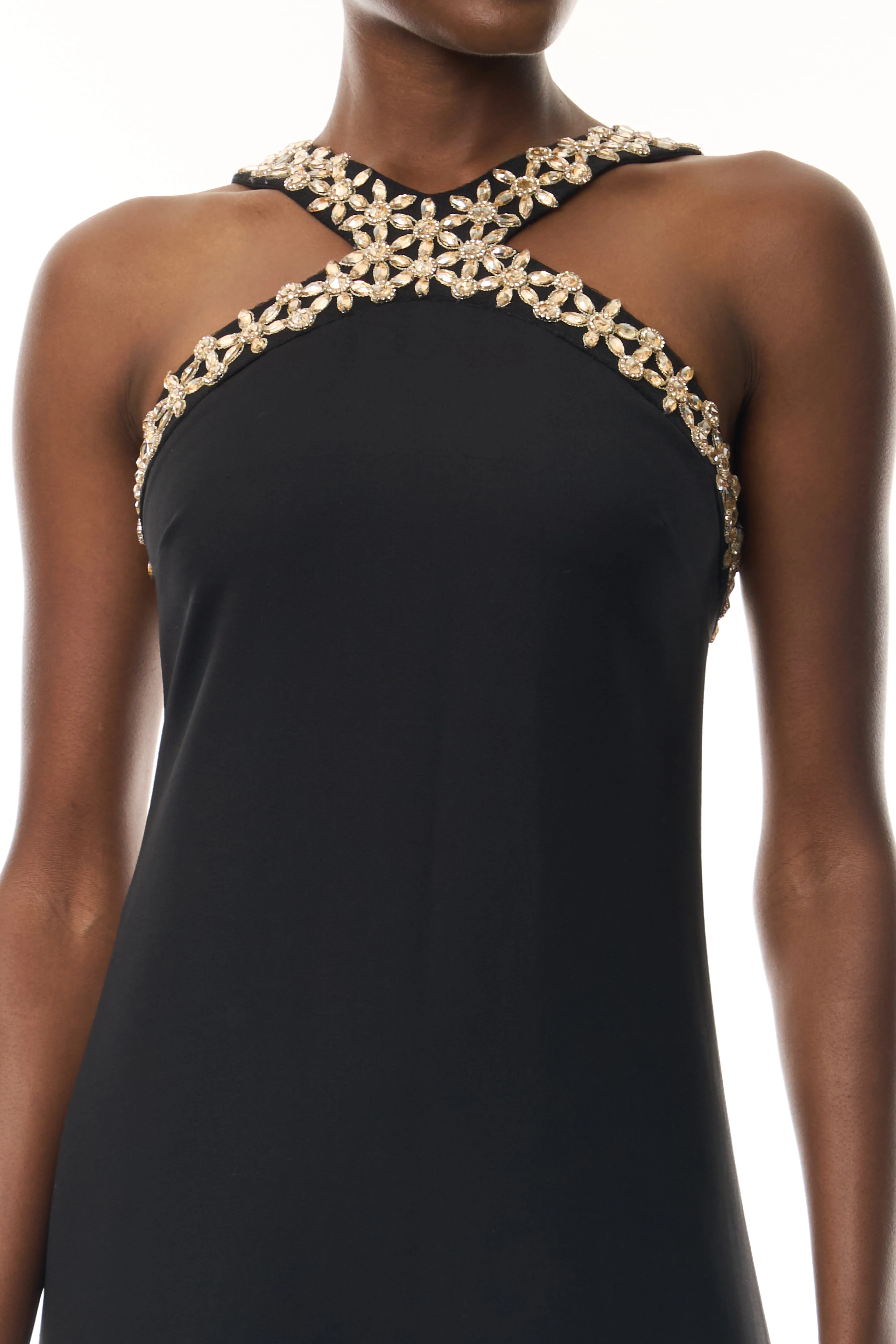 Noir Crystal Cut-Away Gown - Image 2