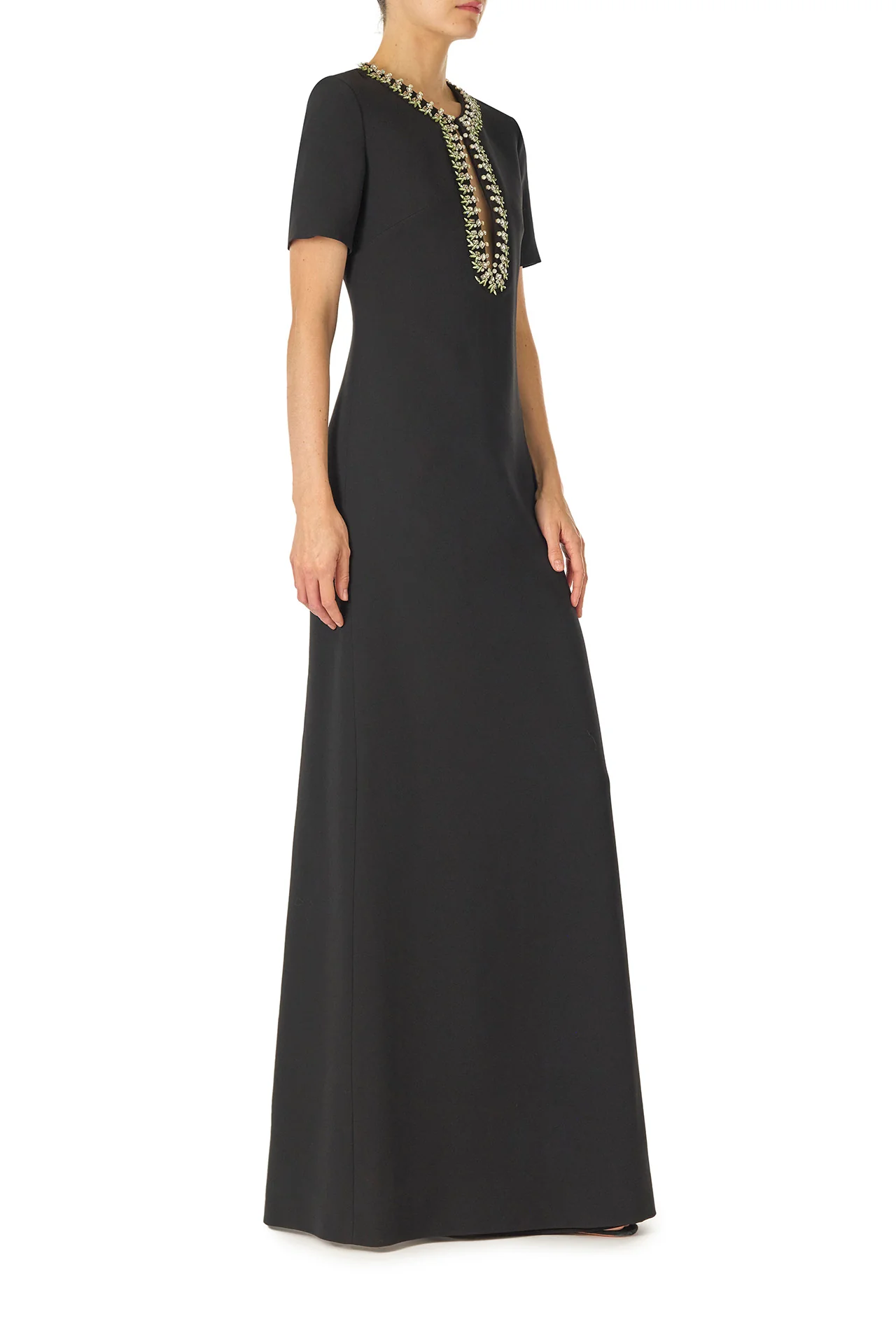 Jeweled Neck Caftan - Image 3