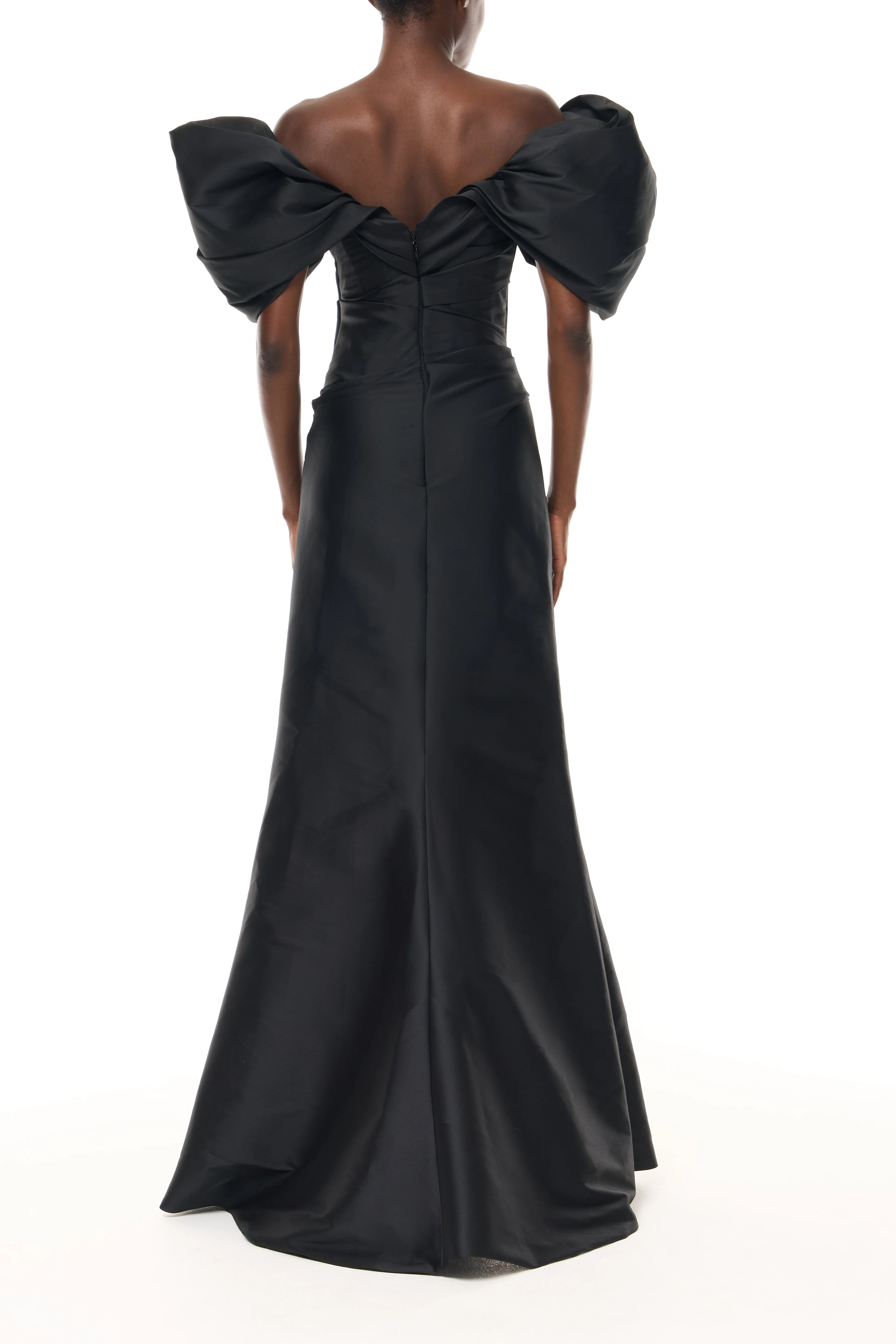 Off the Shoulder Draped Gown - Image 5