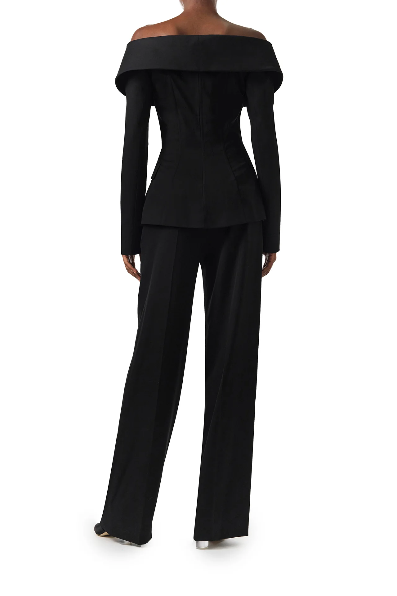 Off-The-Shoulder Corseted Blazer - Image 6
