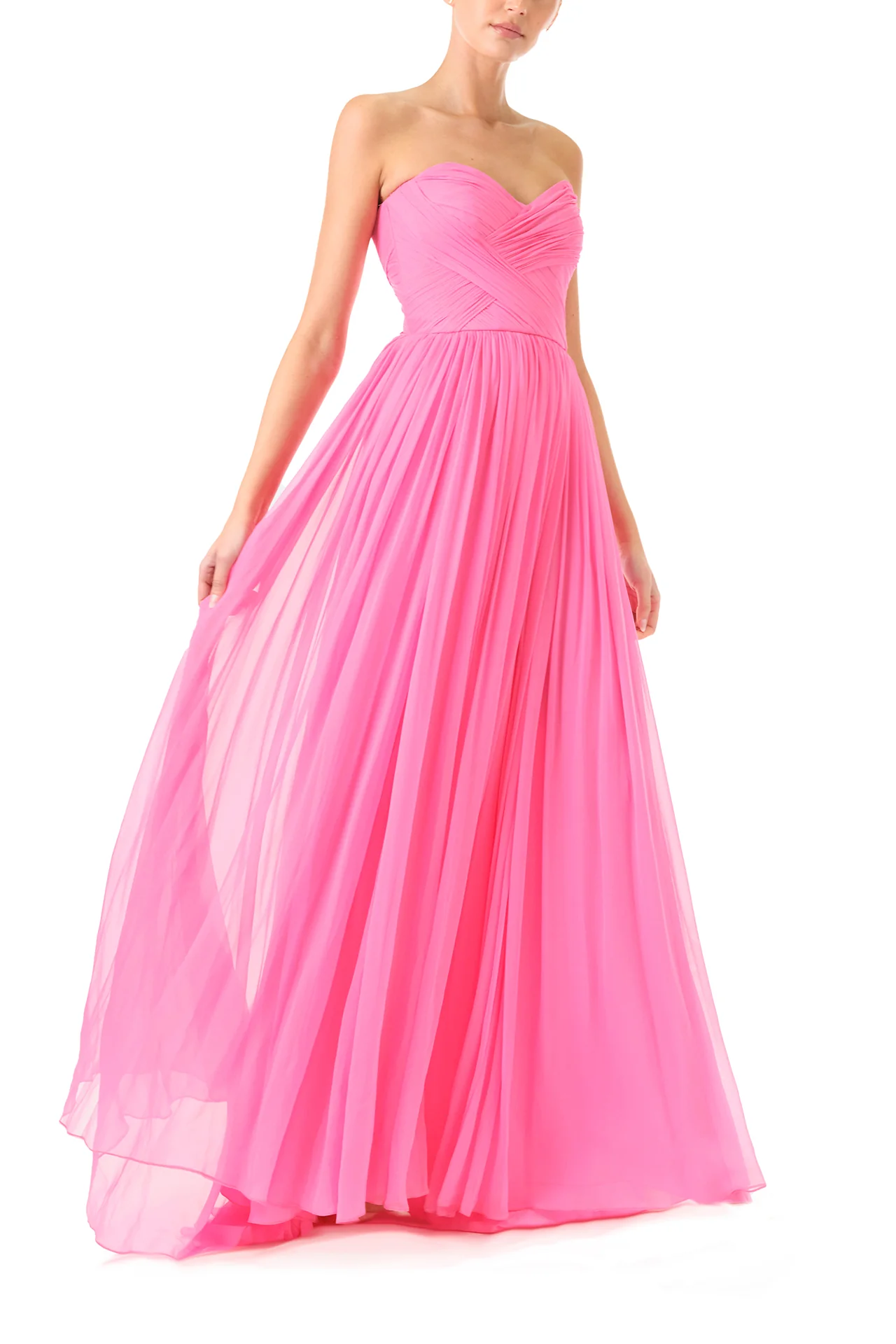 Sweetheart Strapless Chiffon Gown - Image 3