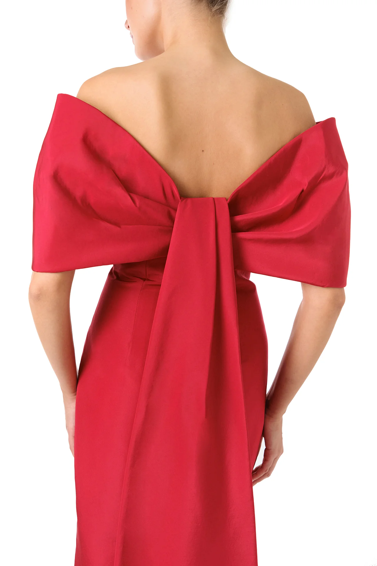 Off-The-Shoulder Column Dress - Image 2