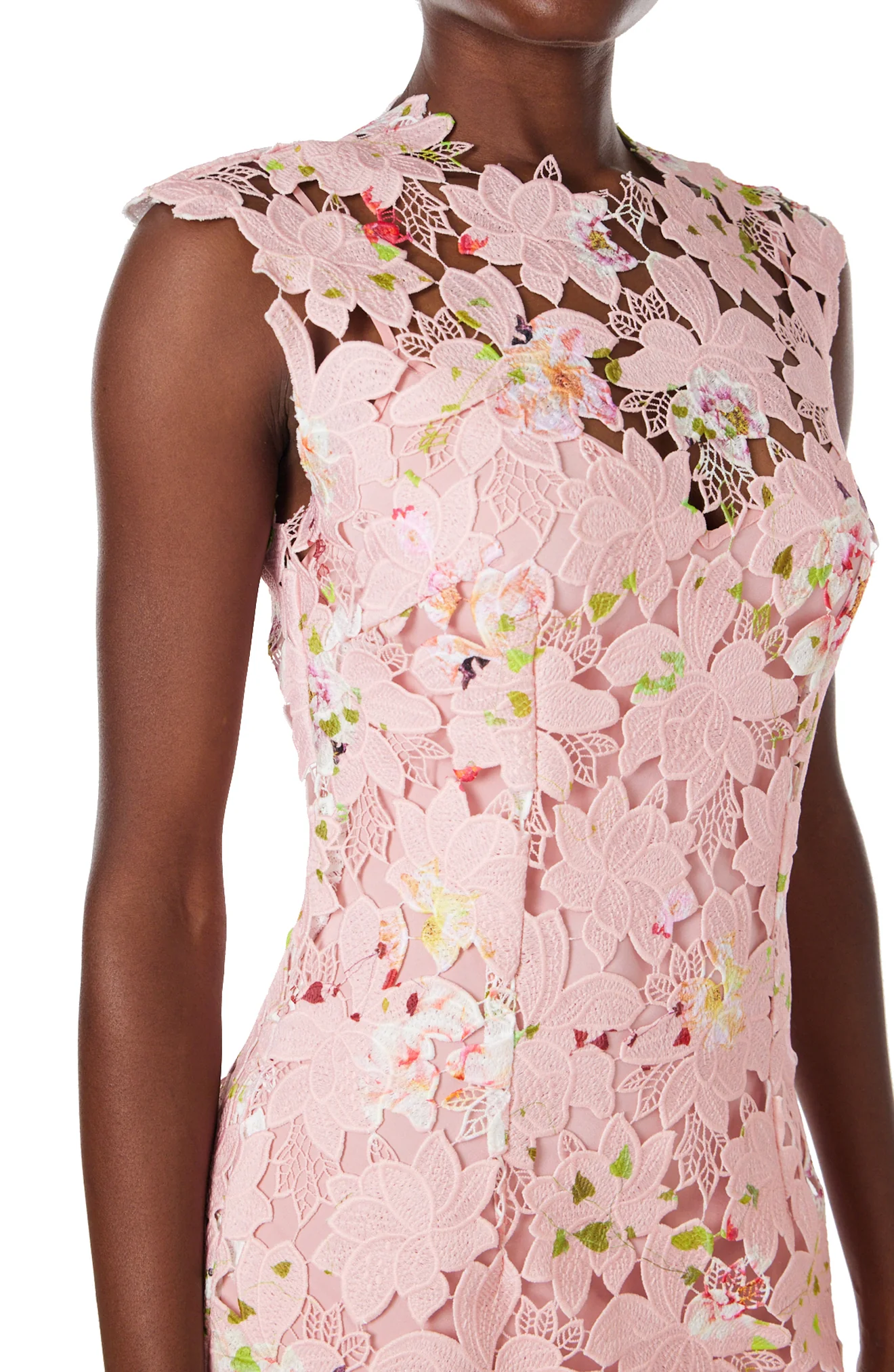 Printed Lace Day Dress - Image 6