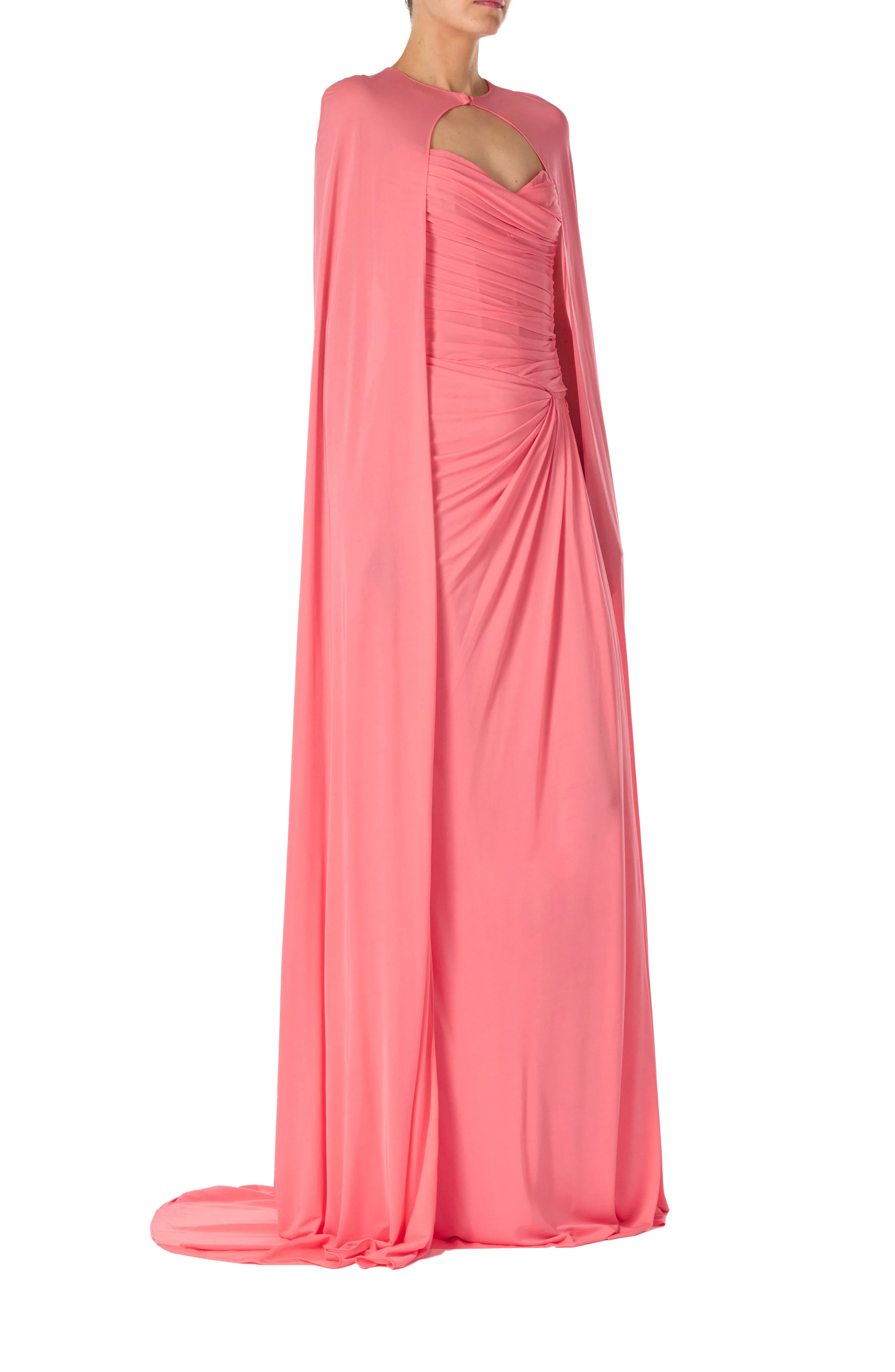 Floor Length Jersey Cape - Image 3