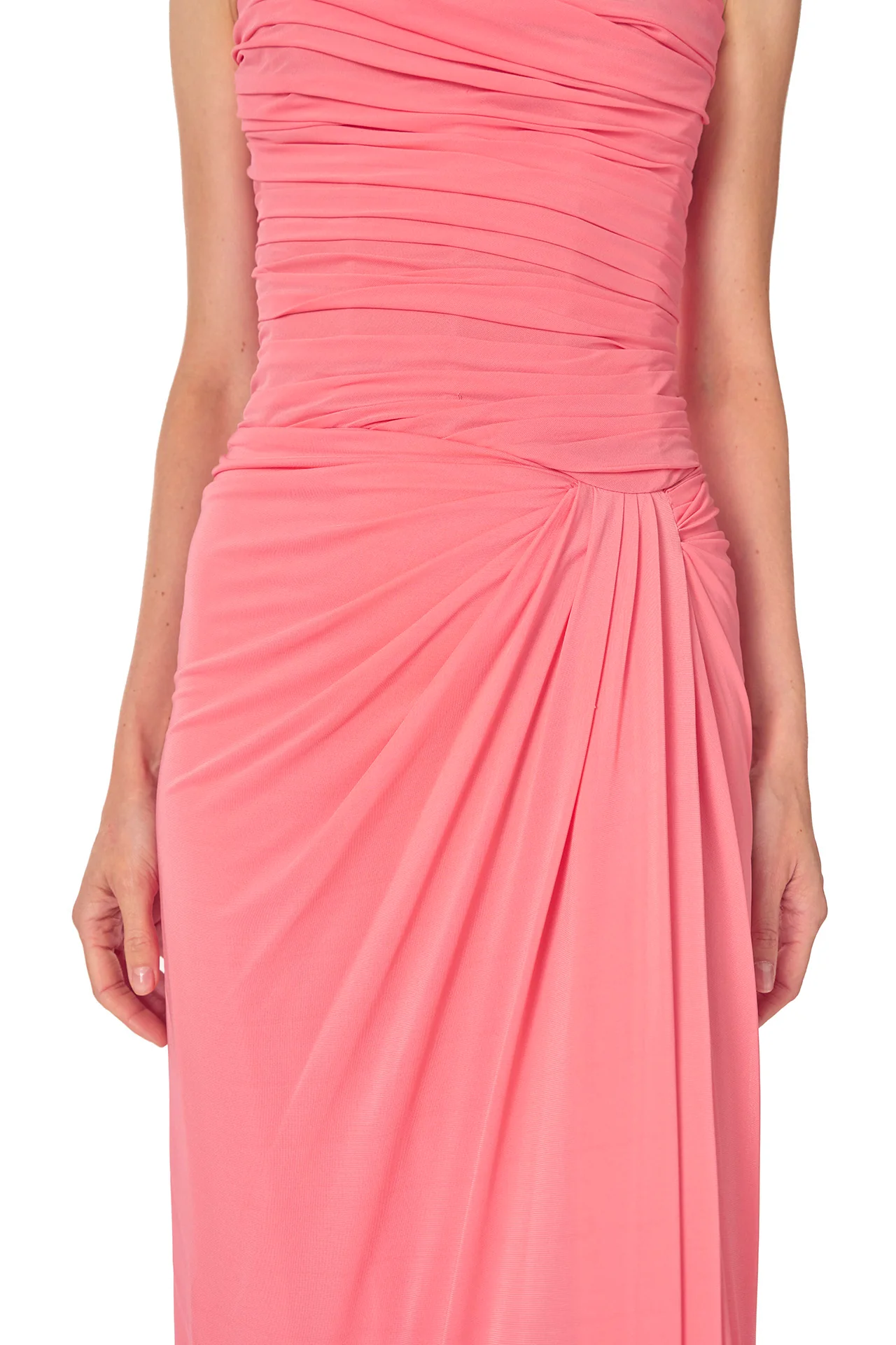 Strapless Draped Jersey Gown - Image 6