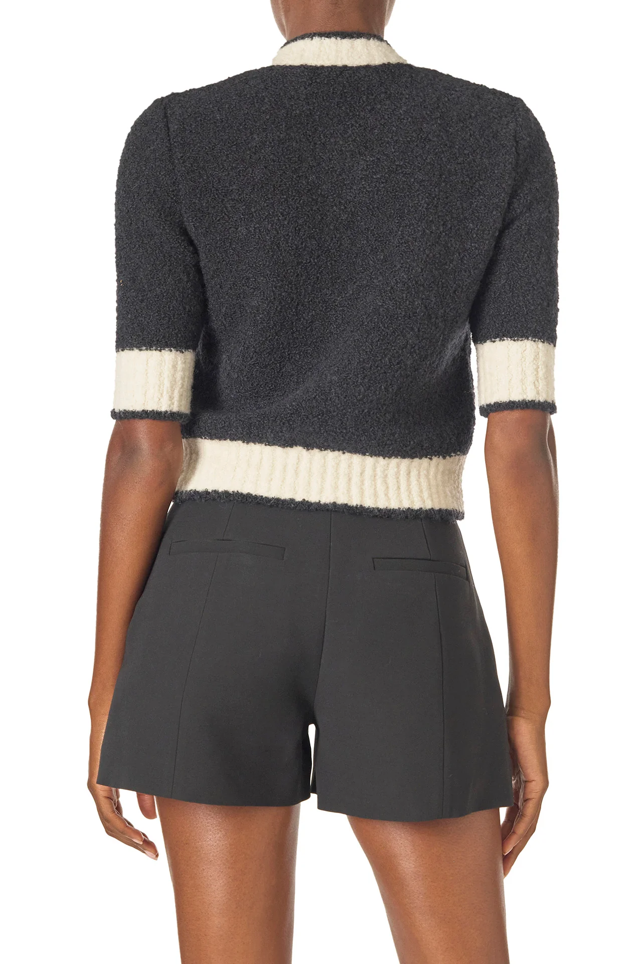 Short Sleeve Knit Cardigan - Image 6