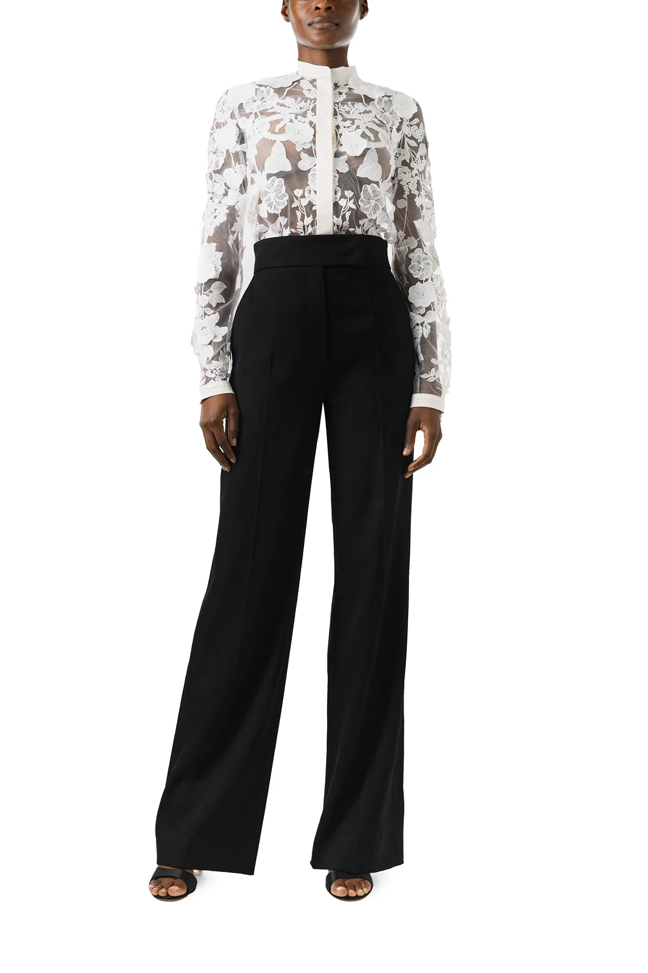 Long Sleeve Lace Blouse - Image 3
