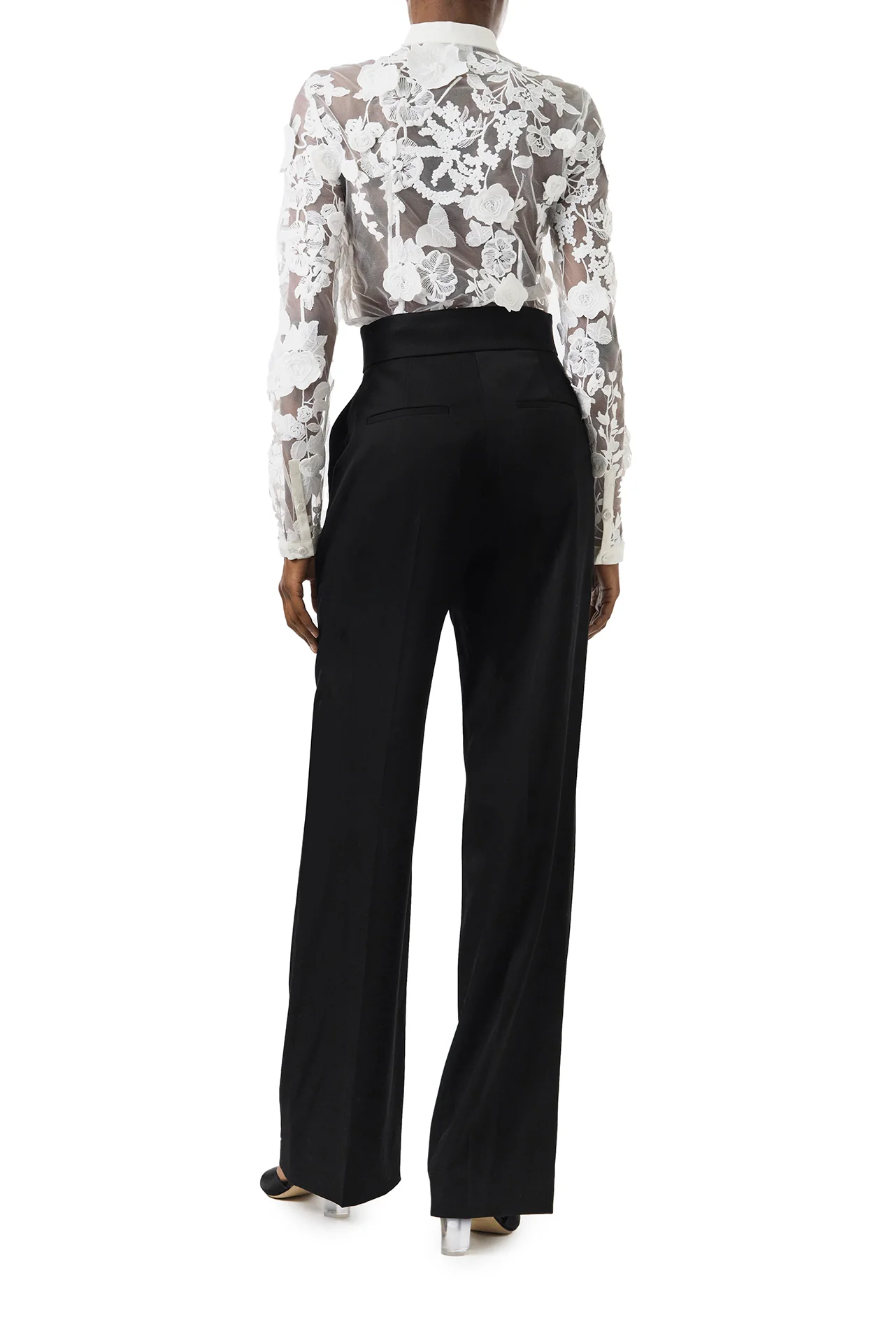 Long Sleeve Lace Blouse - Image 4