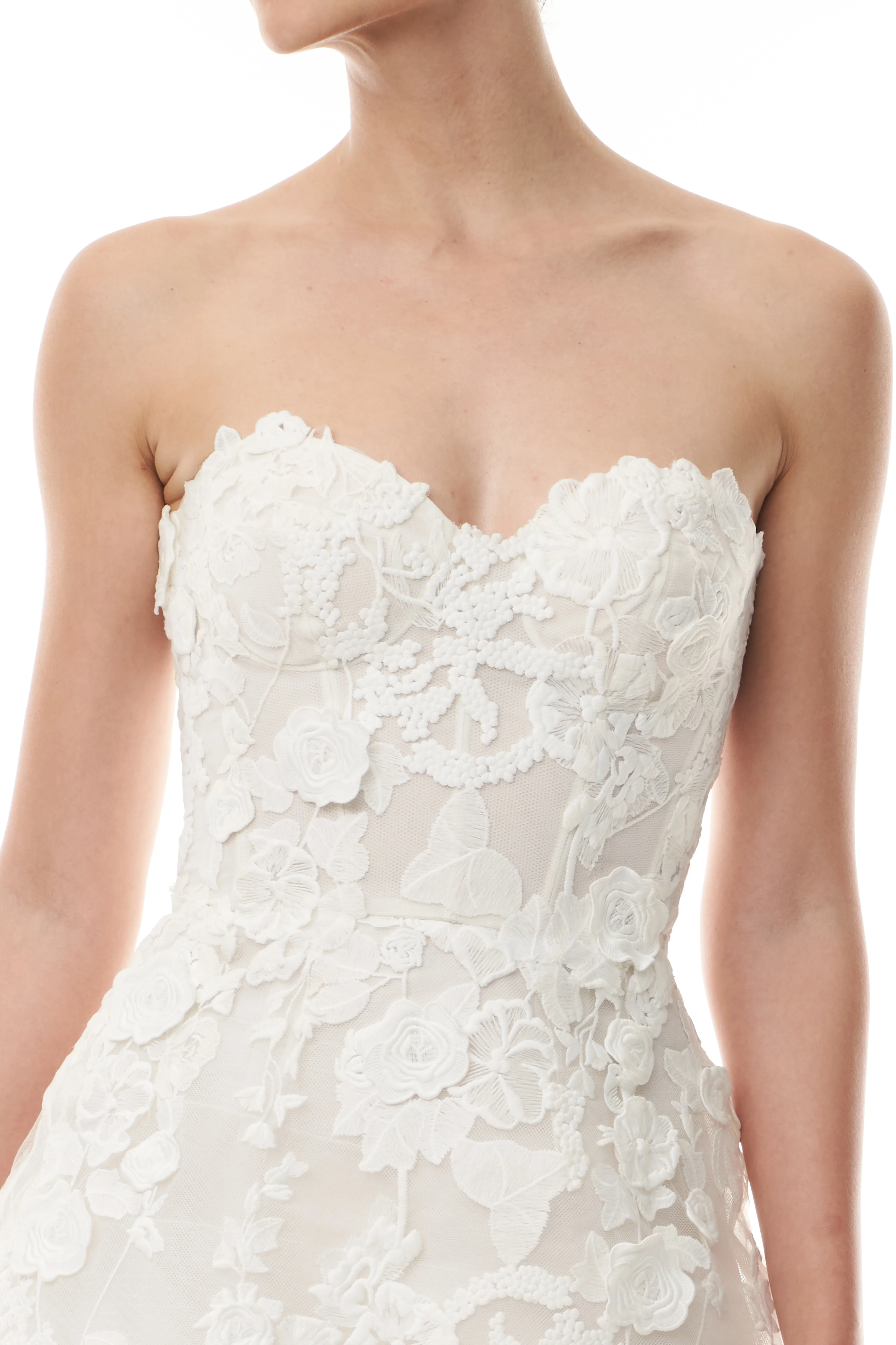 Strapless Corseted Mini Dress - Image 2