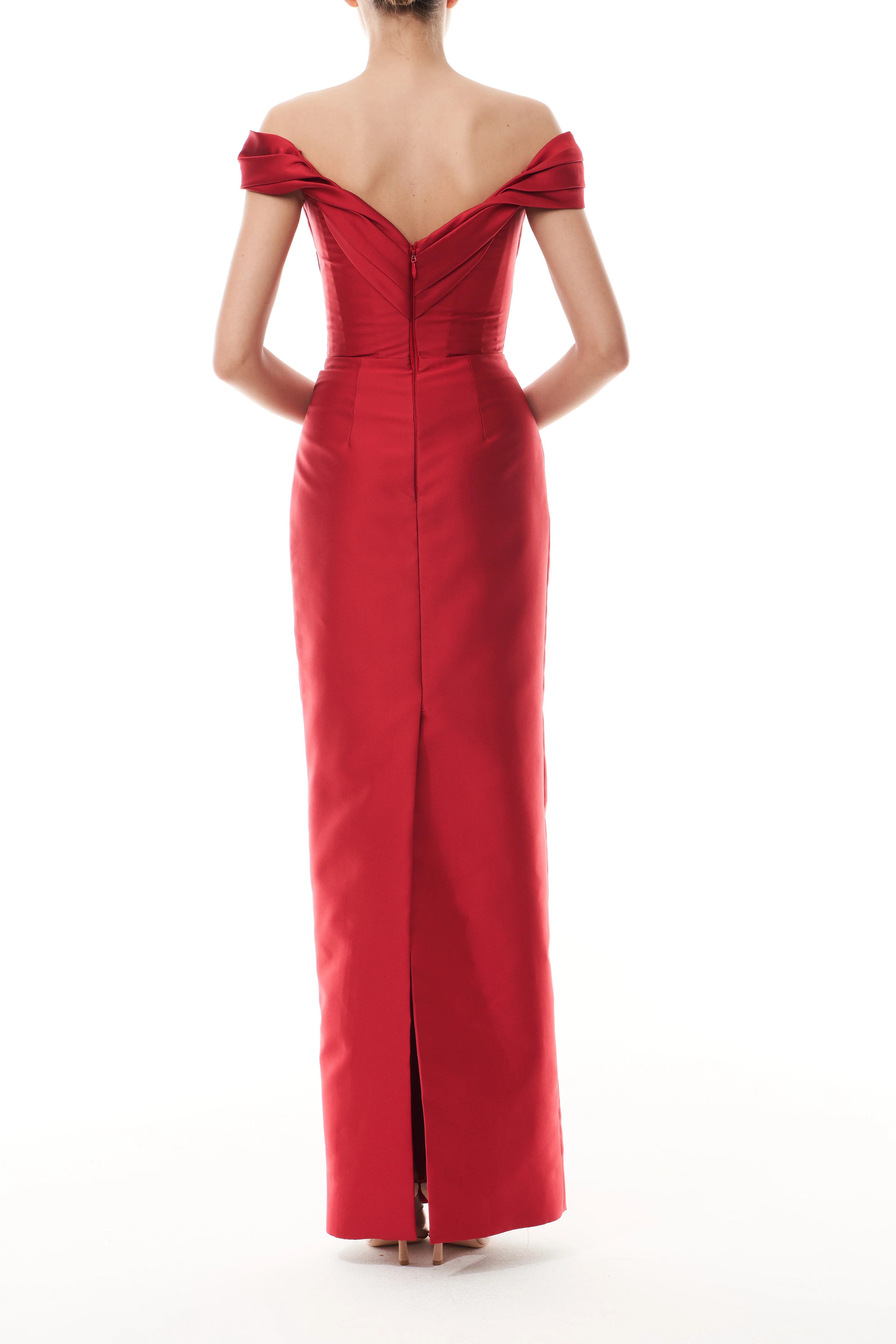 Siren Off-The-Shoulder Column Gown - Image 5