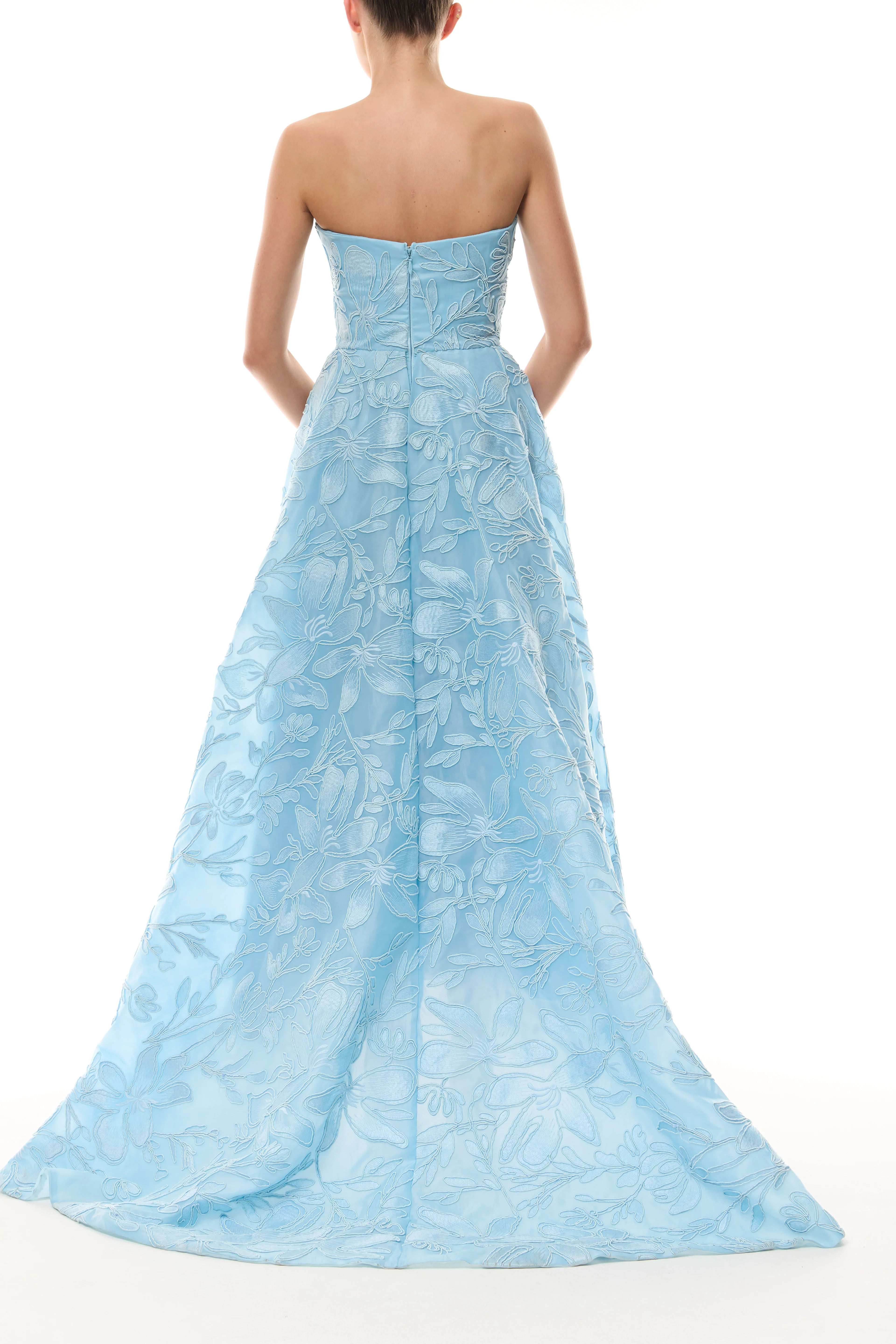 Floral Corded Column Gown - Image 6