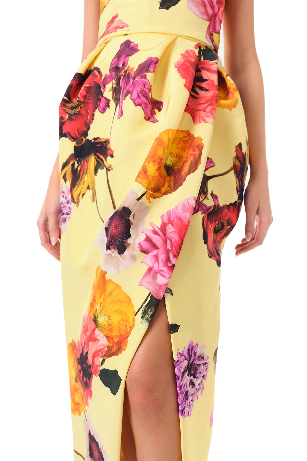 Strapless Floral Cocktail Dress - Image 4