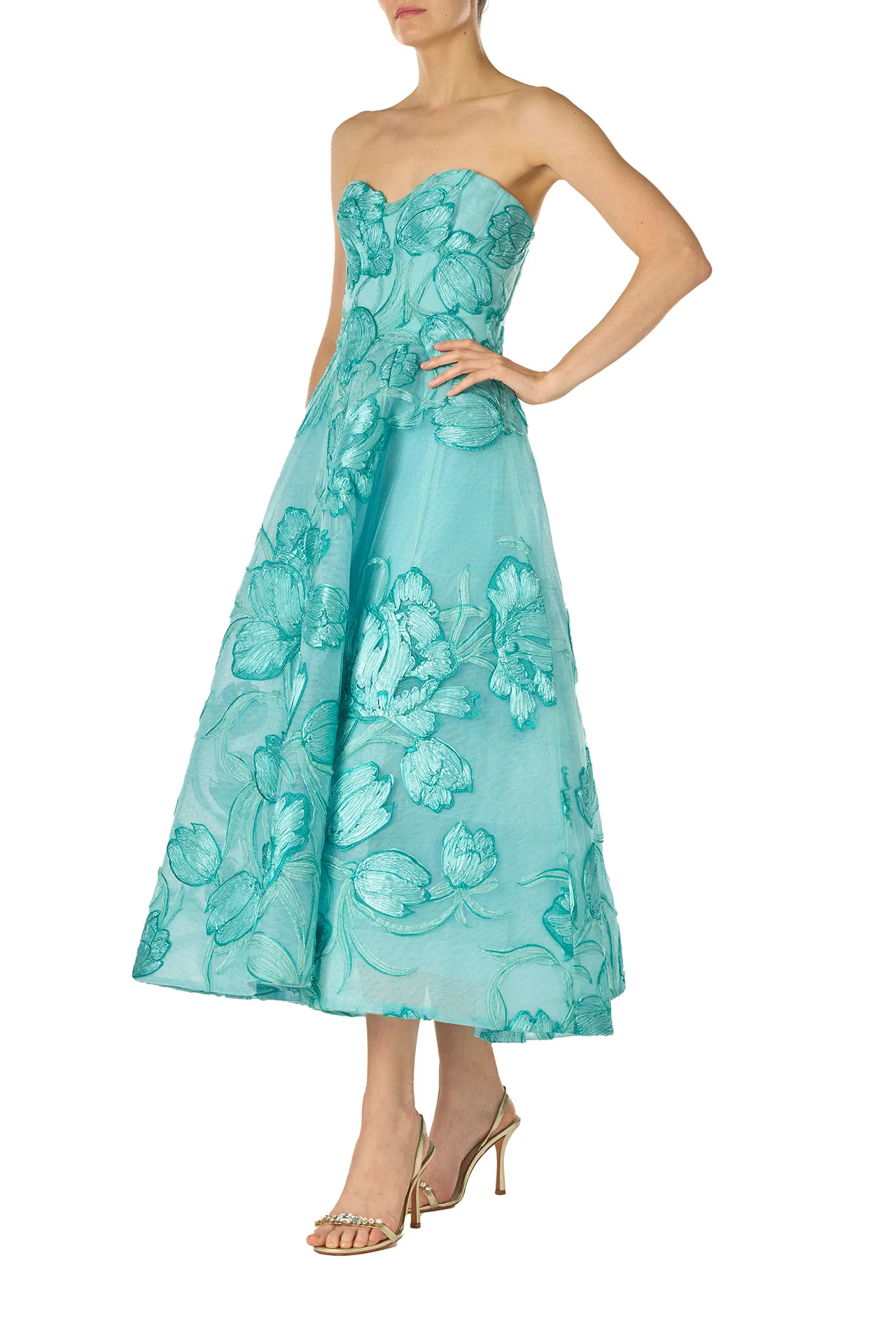 Sweetheart Tea-Length Dress - Image 4